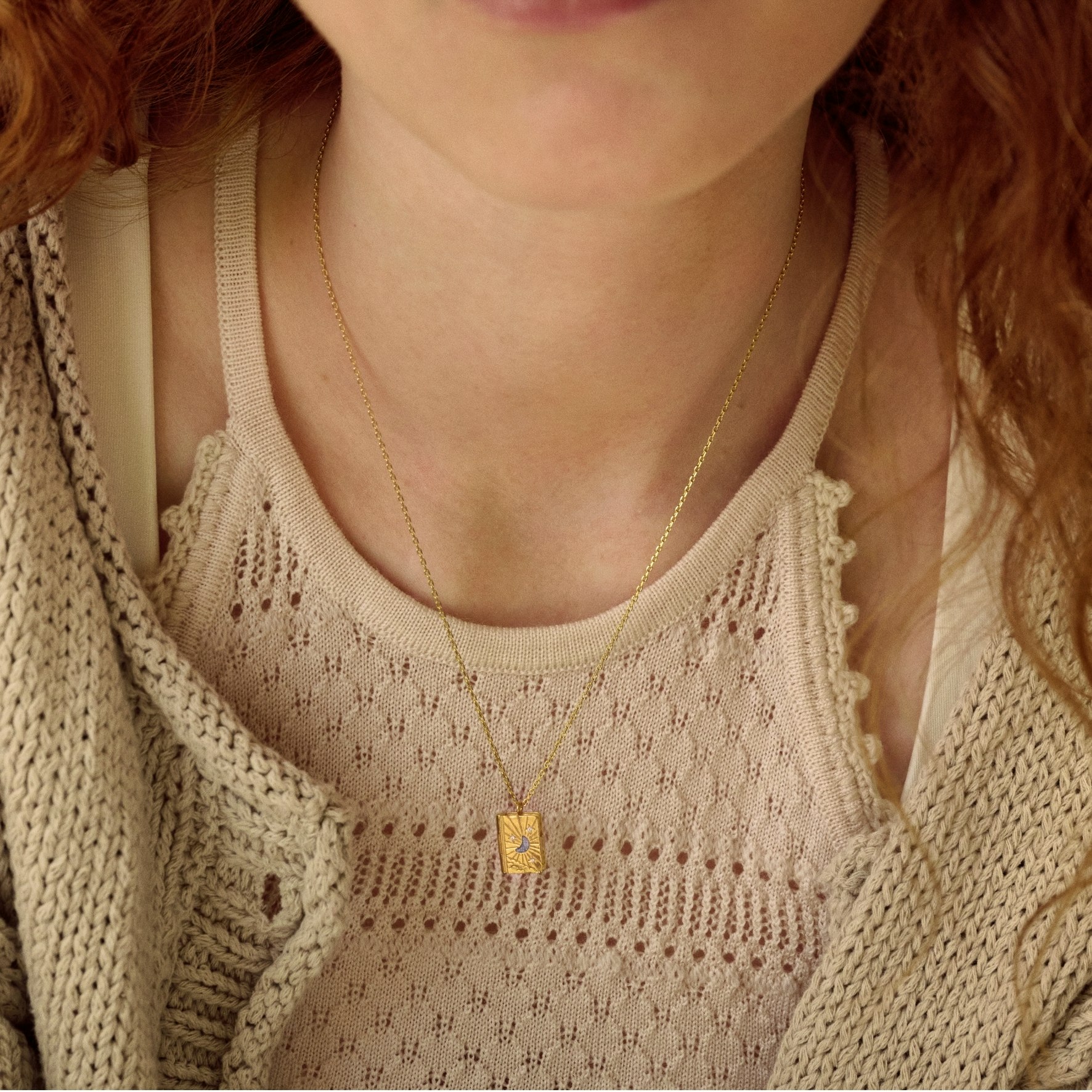 Little Big Dreams Necklace fra Maanesten i Forgyldt-Sølv Sterling 925