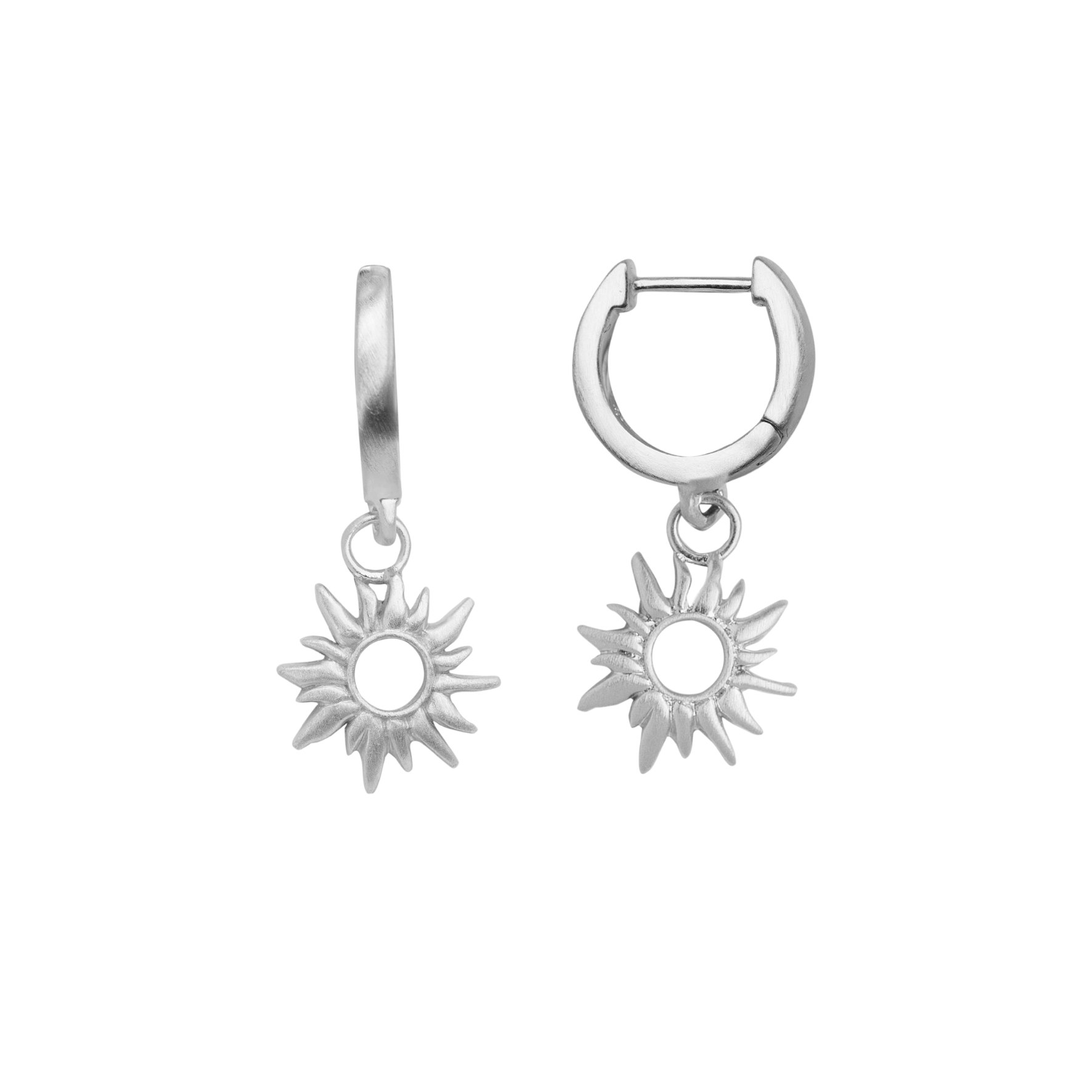Sun Wild Hoops fra byBiehl i Sølv Sterling 925