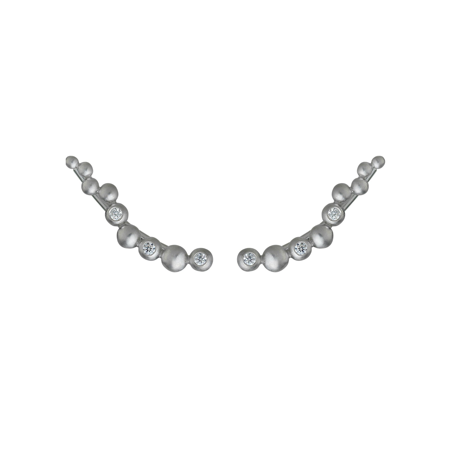 Pebbles Earclimbers fra byBiehl i Sølv Sterling 925