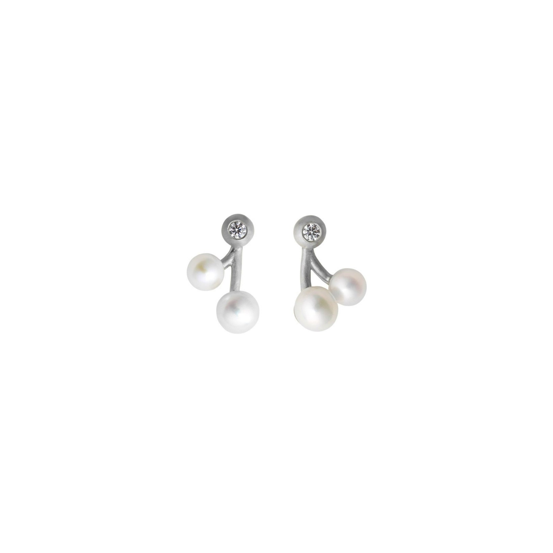 Coco Cherry Studs from byBiehl in Silver Sterling 925