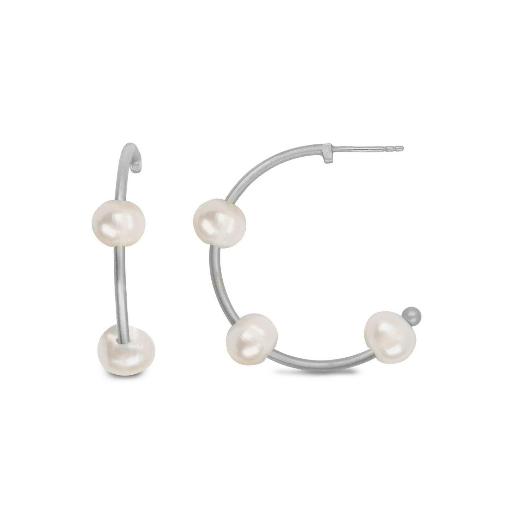 Emily Select Hoops from byBiehl in Silver Sterling 925