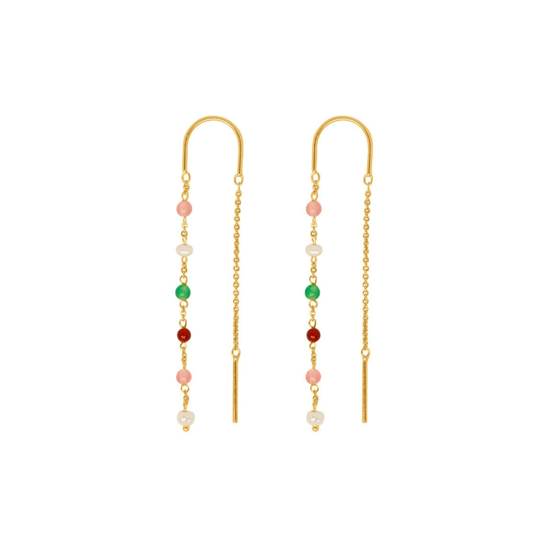 Scarlett Earhangers Colors fra byBiehl i Forgyldt-Sølv Sterling 925