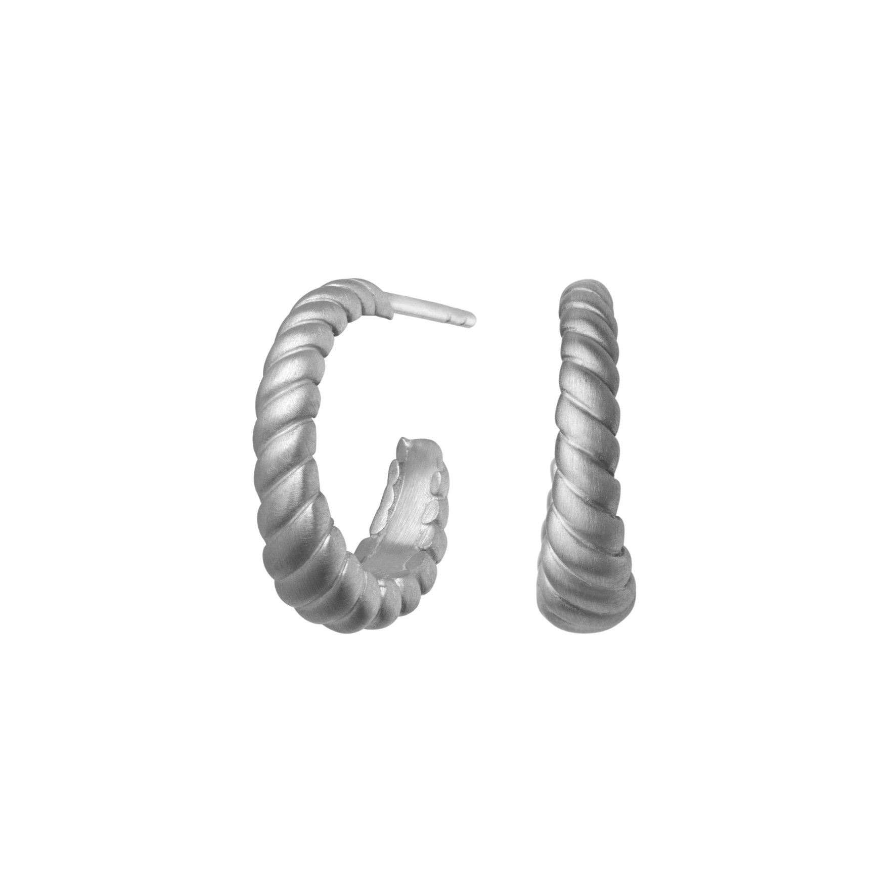 Seashell Hoops fra byBiehl i Sølv Sterling 925