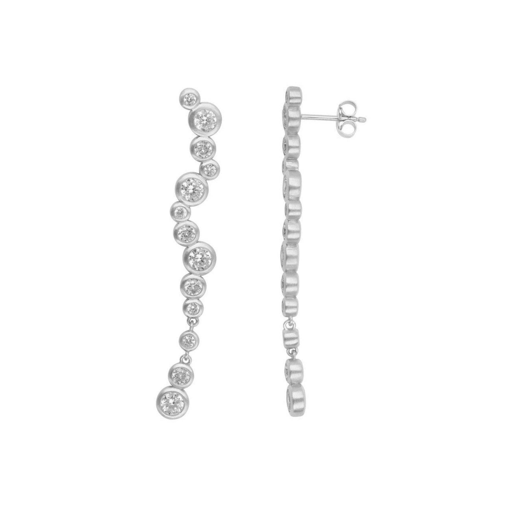 Stardust Earrings Long fra byBiehl i Sølv Sterling 925