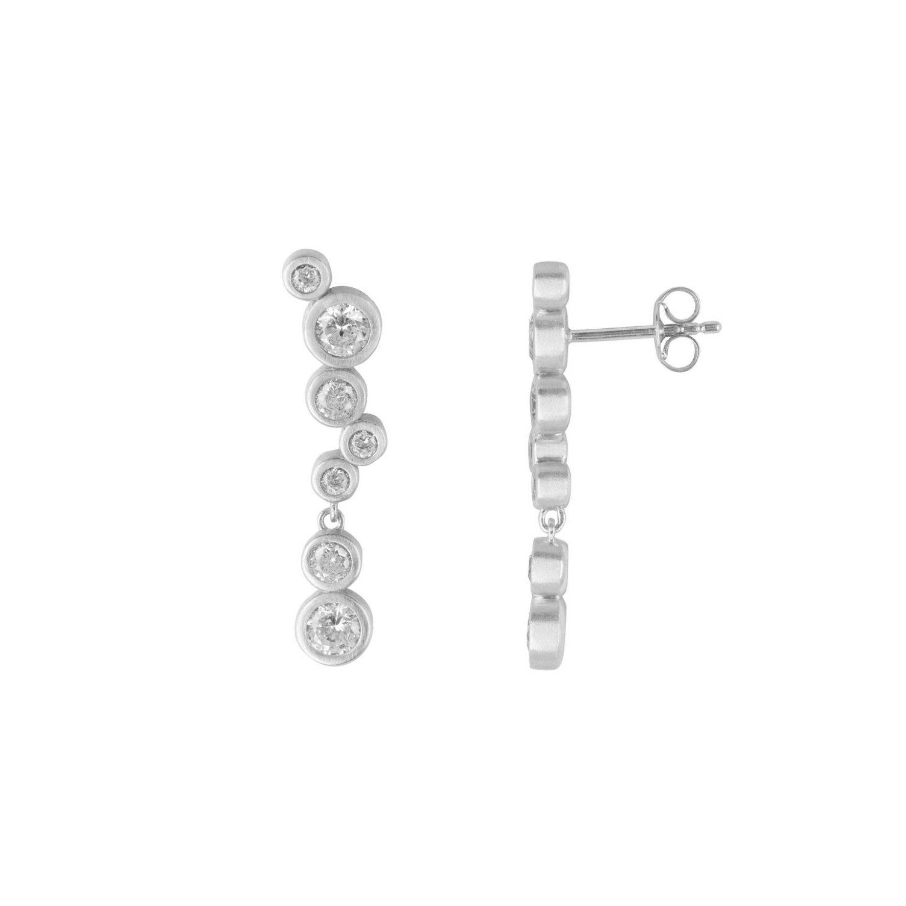 Stardust Earrings Medium fra byBiehl i Sølv Sterling 925