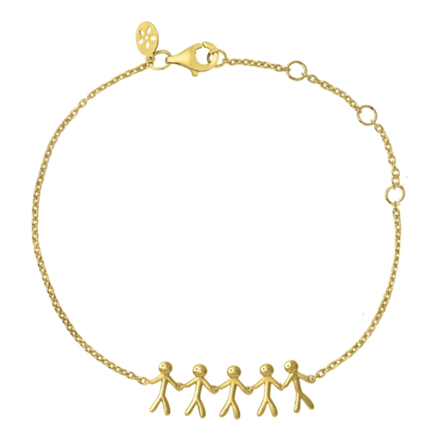 Together Family 5 Bracelet från byBiehl i Förgyllt-Silver Sterling 925