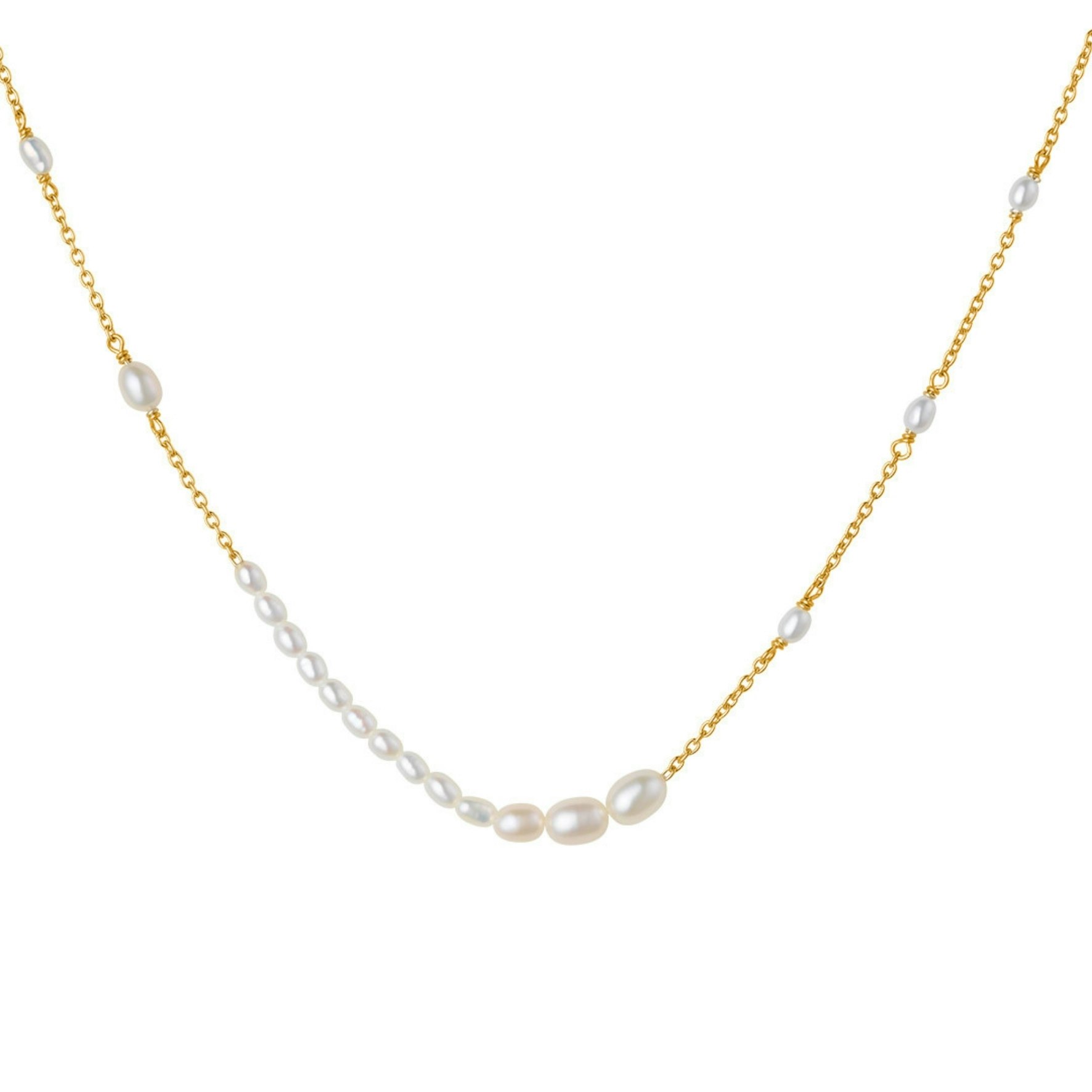 Aura Flow Necklace from byBiehl in Goldplated Silver Sterling 925