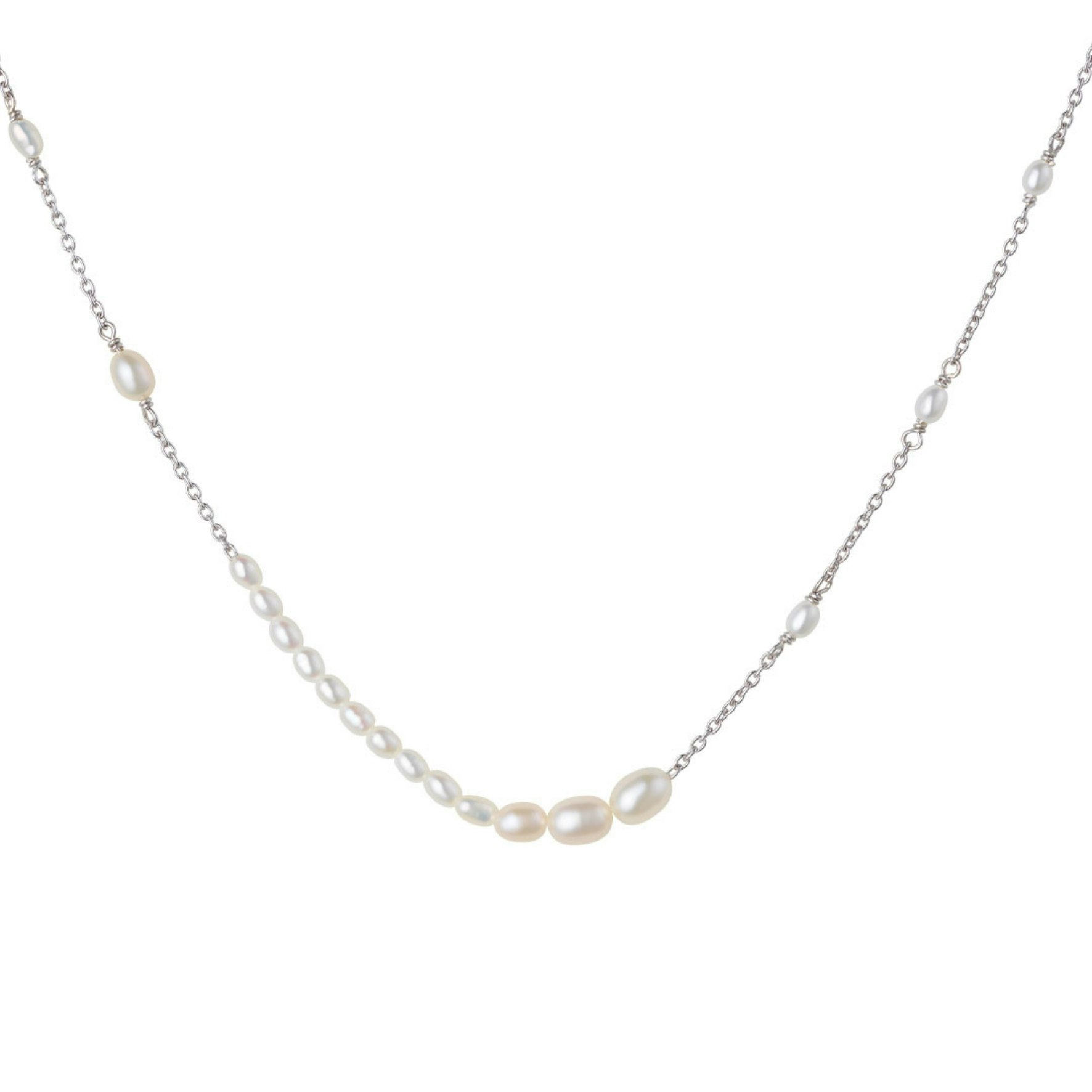 Aura Flow Necklace from byBiehl in Silver Sterling 925