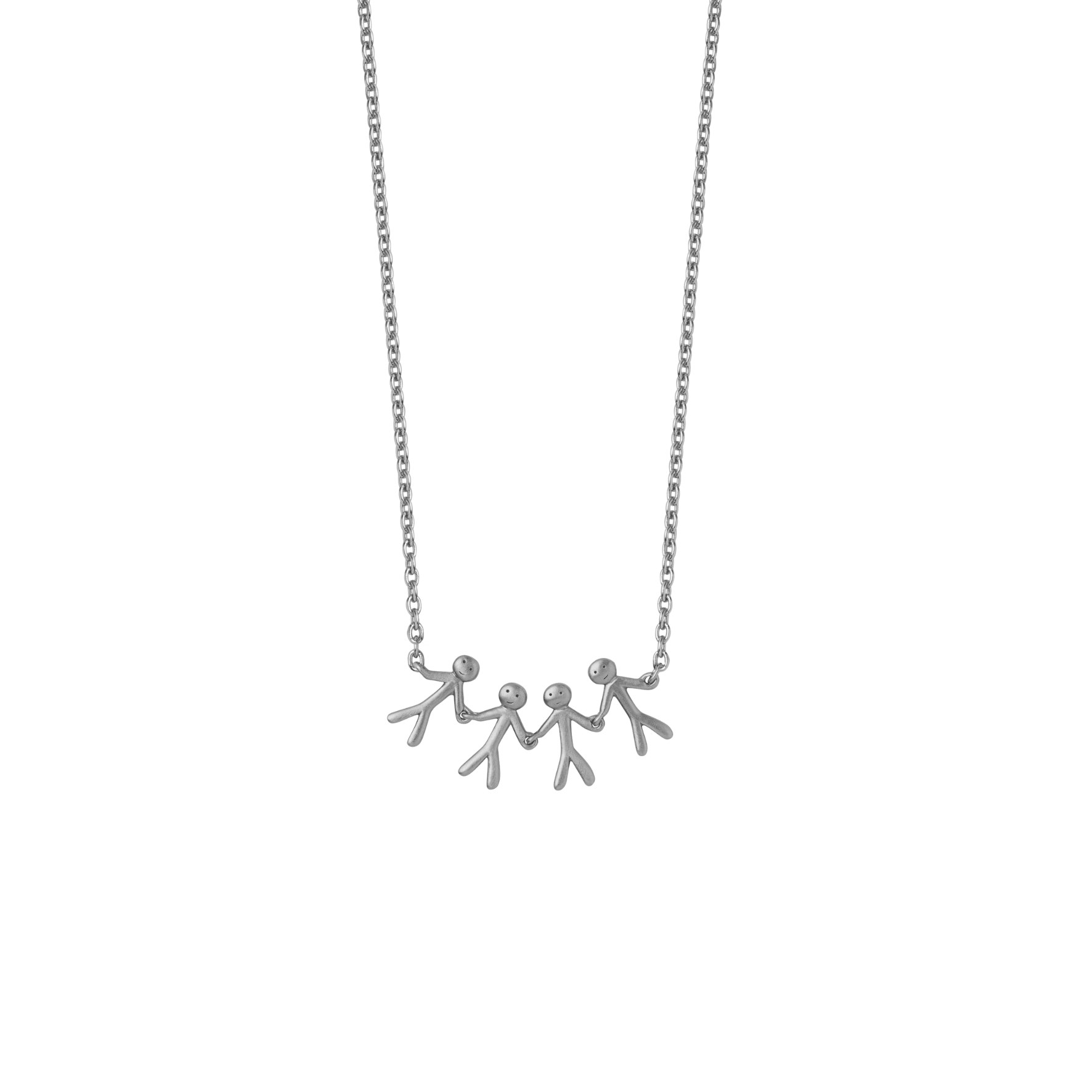 Together Family 4 Necklace från byBiehl i Silver Sterling 925