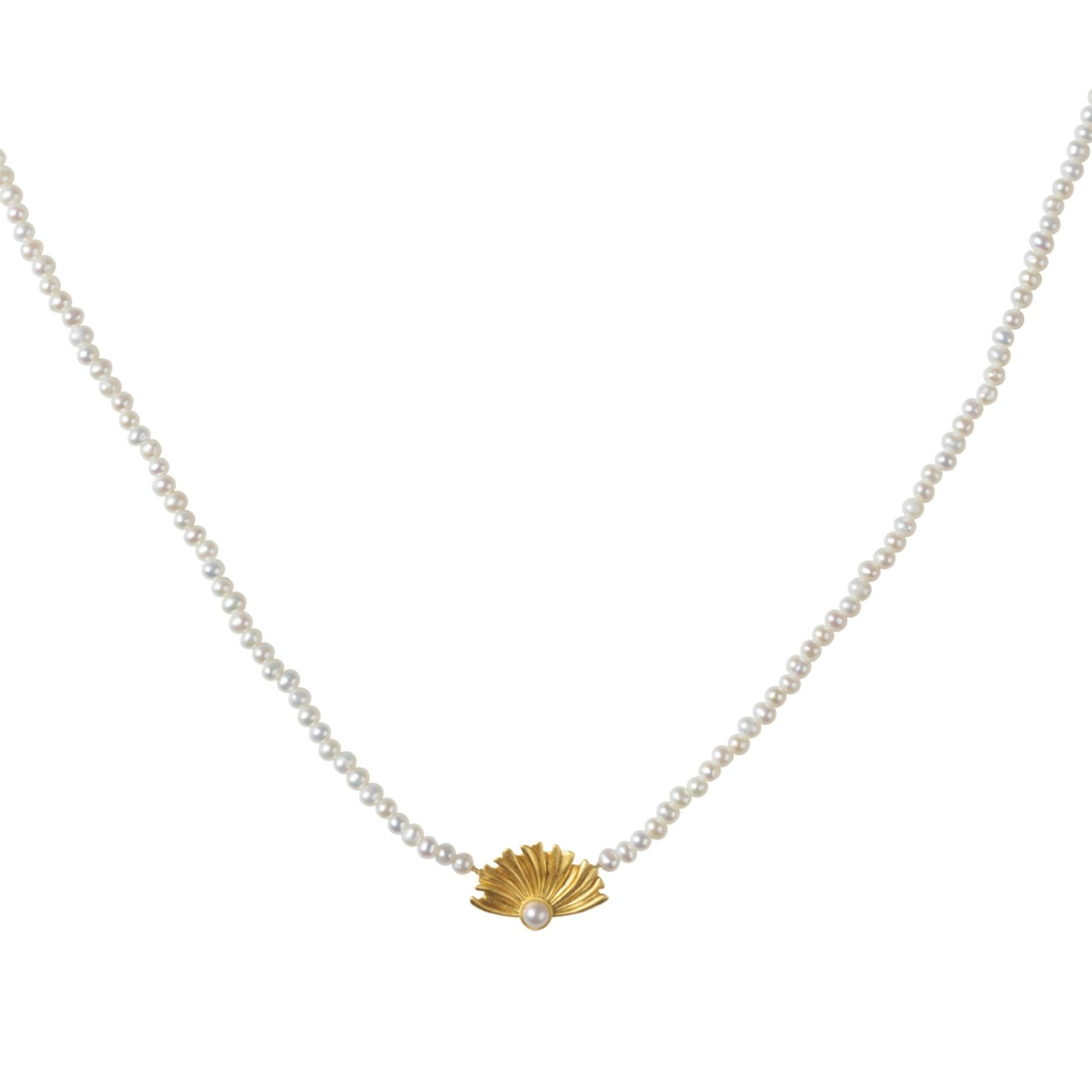 Poppy Necklace fra byBiehl i Forgyldt-Sølv Sterling 925