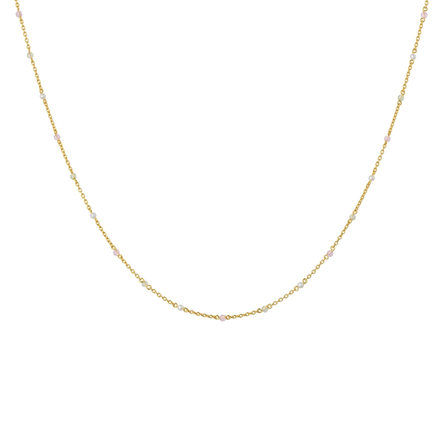 Scarlett Necklace Pastels fra byBiehl i Forgyldt-Sølv Sterling 925