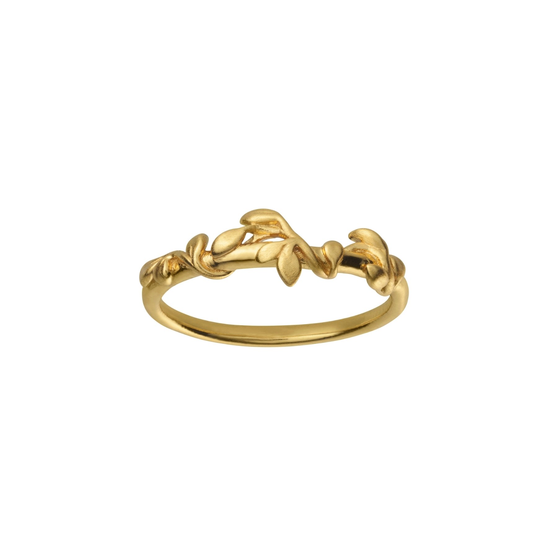 Jungle Ivy Ring z byBiehl v Pozlacené stříbro sterling 925