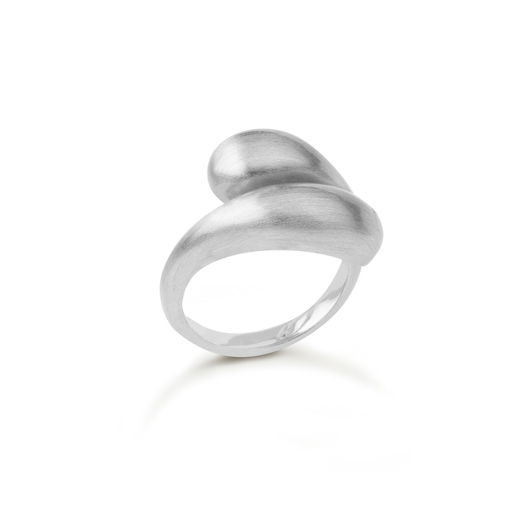 Ocean Flow Duo Ring fra byBiehl i Sølv Sterling 925