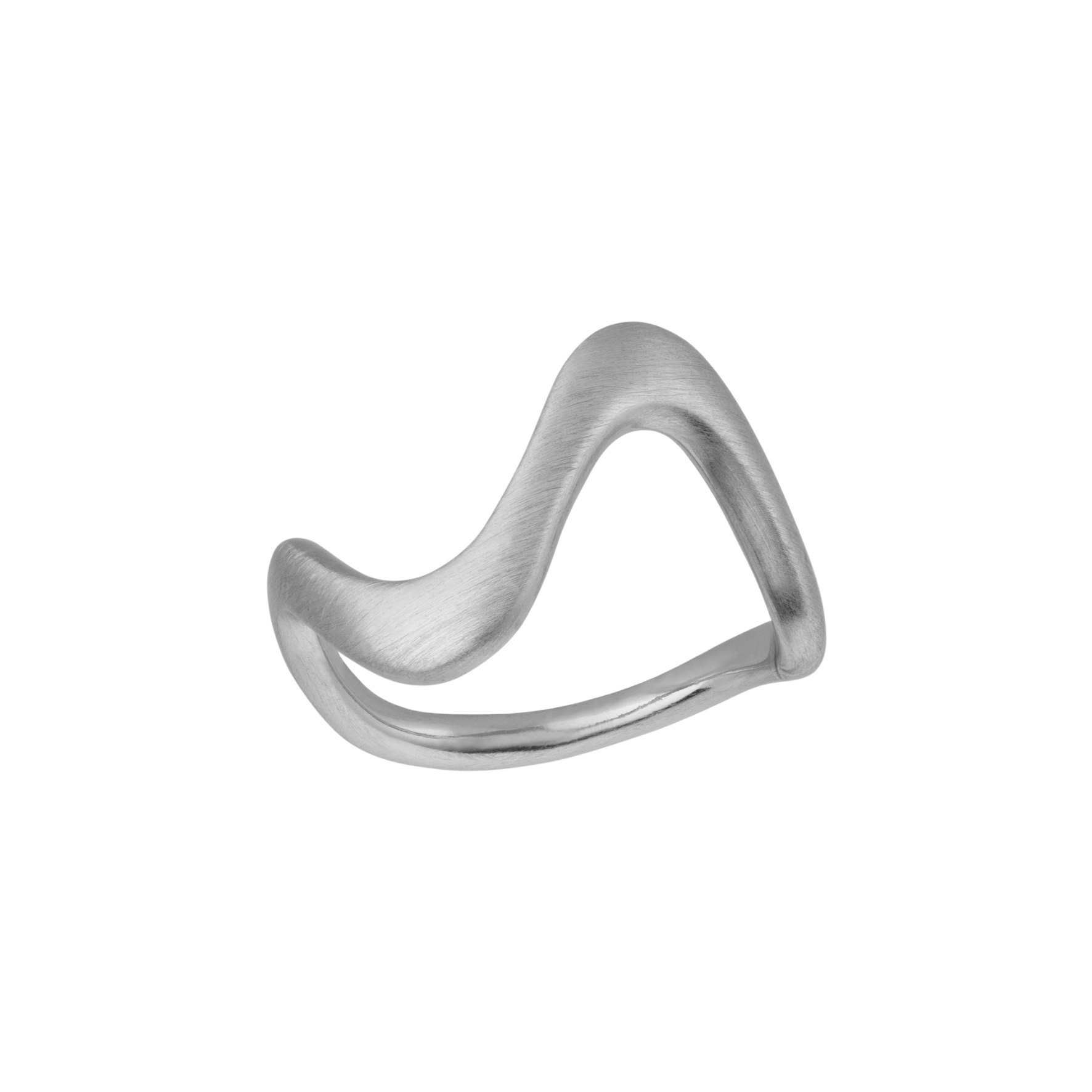 Wave Ring Large von byBiehl in Silber Sterling 925