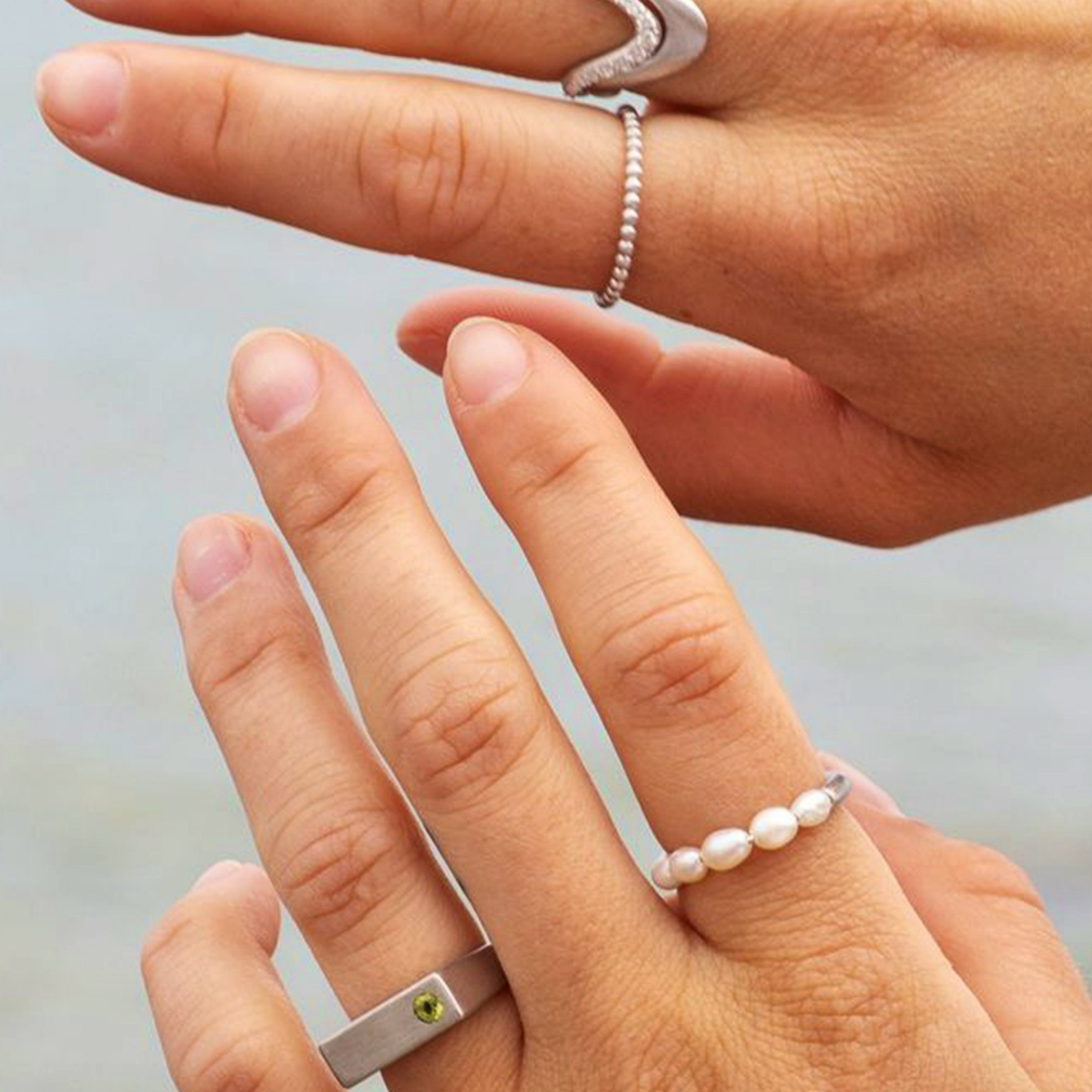 Aura Ring van byBiehl in Zilver Sterling 925