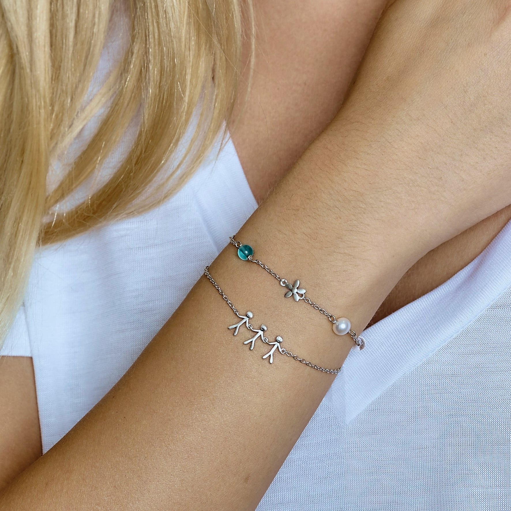 Together Family 3 Bracelet fra byBiehl i Sølv Sterling 925