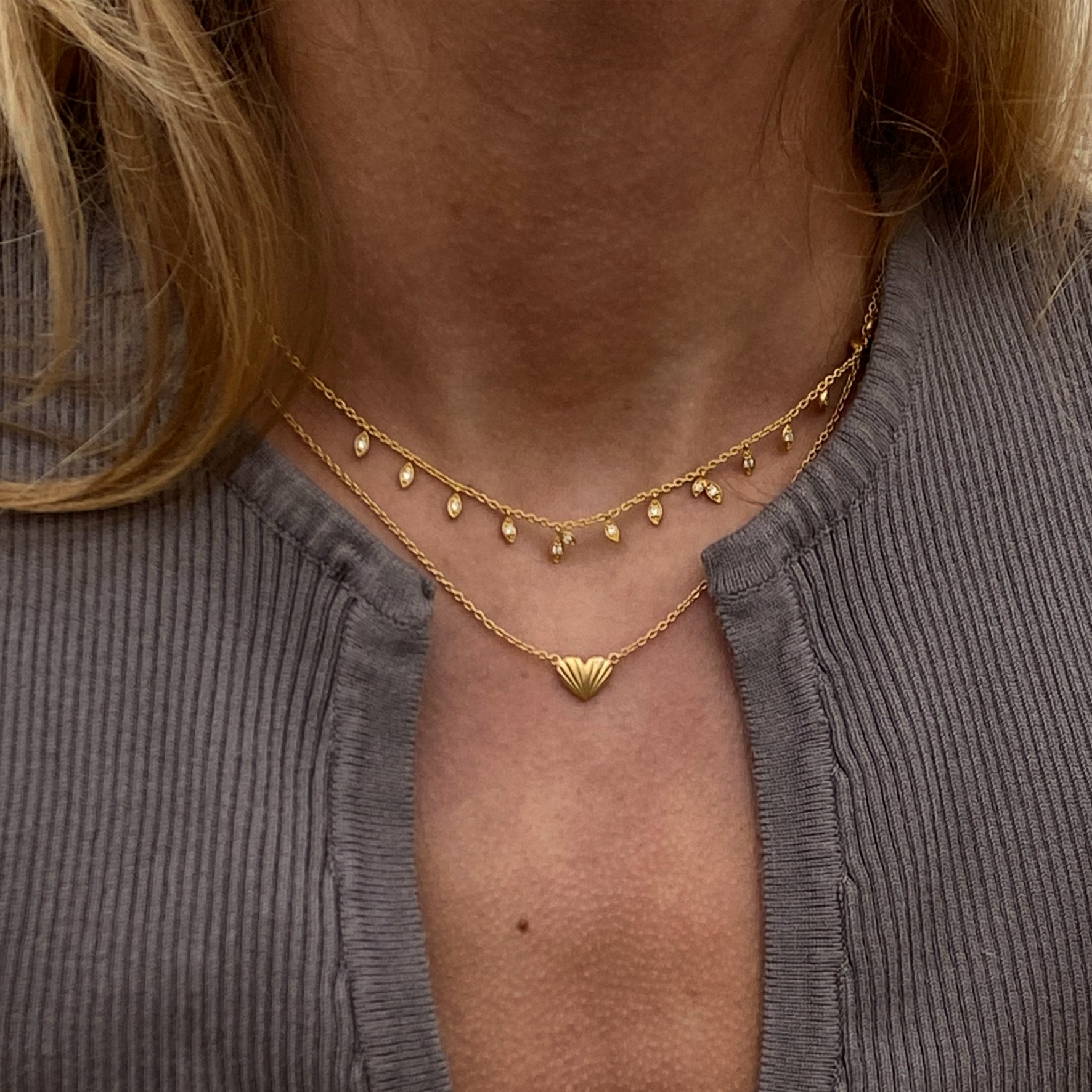 Just Love Necklace from byBiehl in Goldplated Silver Sterling 925