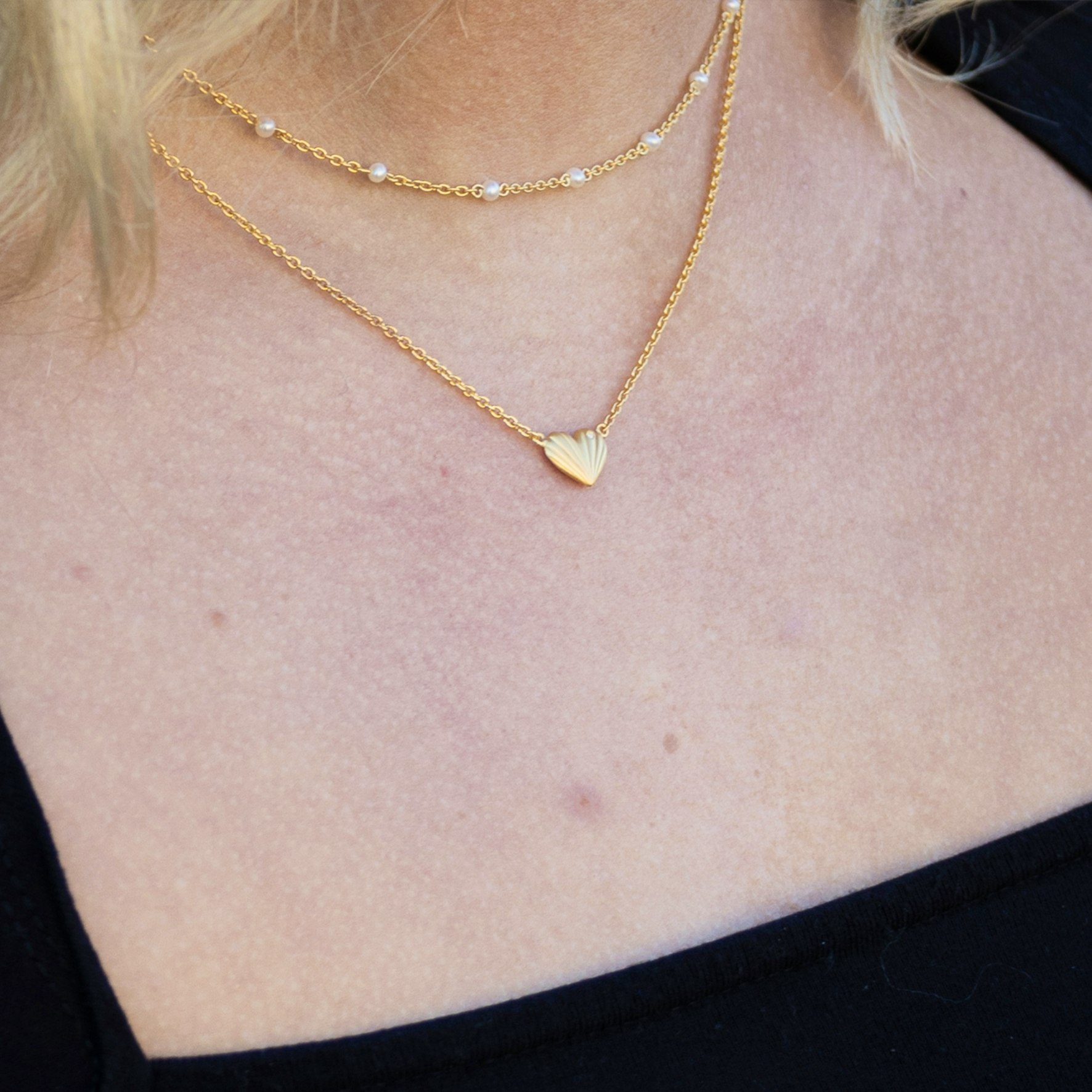 Just Love Necklace from byBiehl in Goldplated Silver Sterling 925