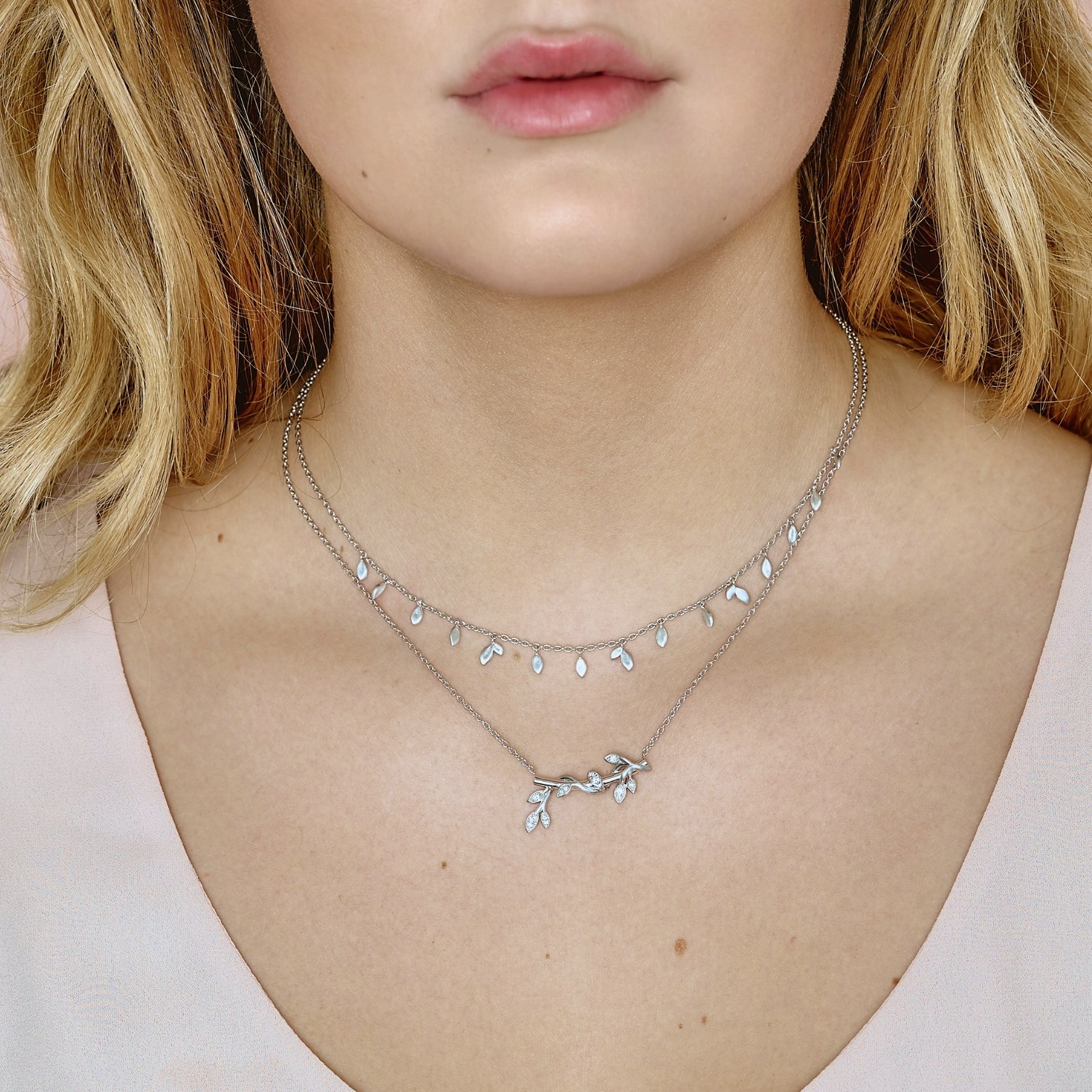Jungle Vine Necklace z byBiehl v Pozlacené stříbro sterling 925