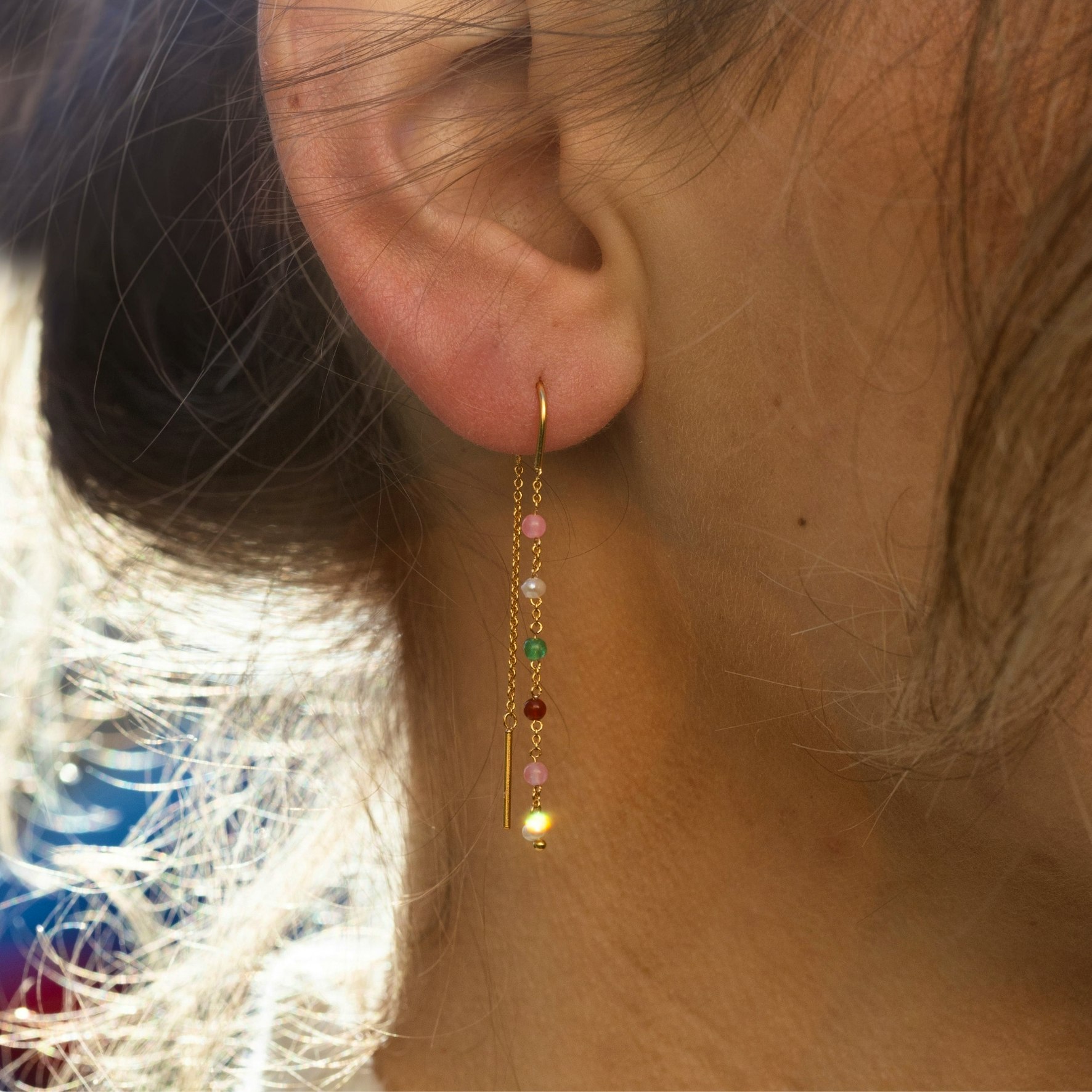 Scarlett Earhangers Colors fra byBiehl i Sølv Sterling 925