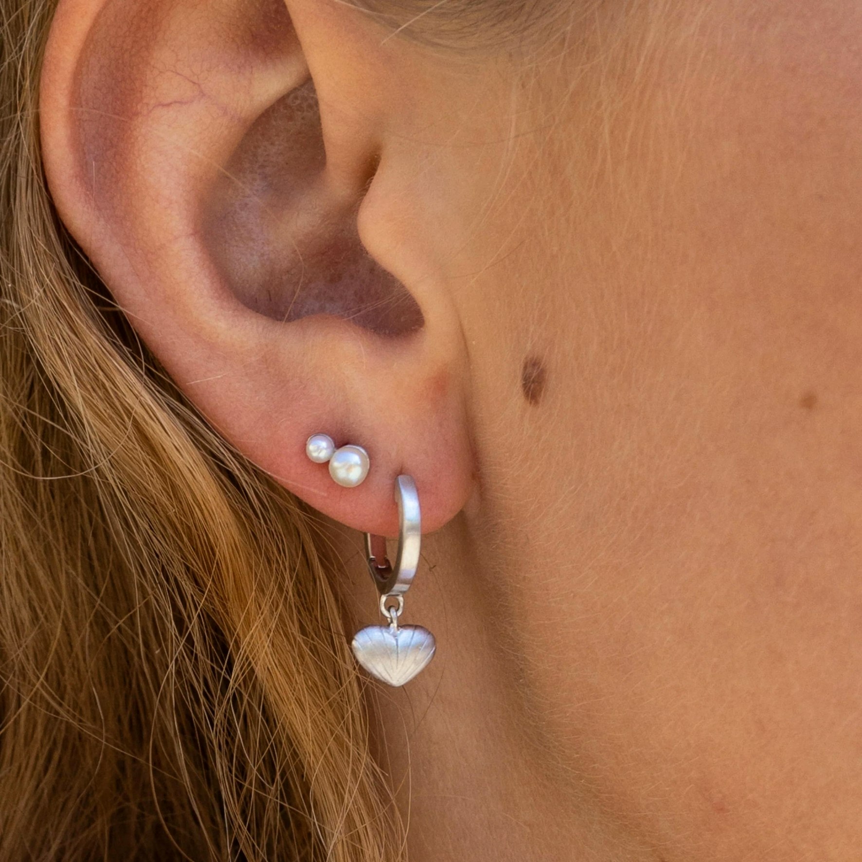 Just Love Hoops fra byBiehl i Forgyldt-Sølv Sterling 925