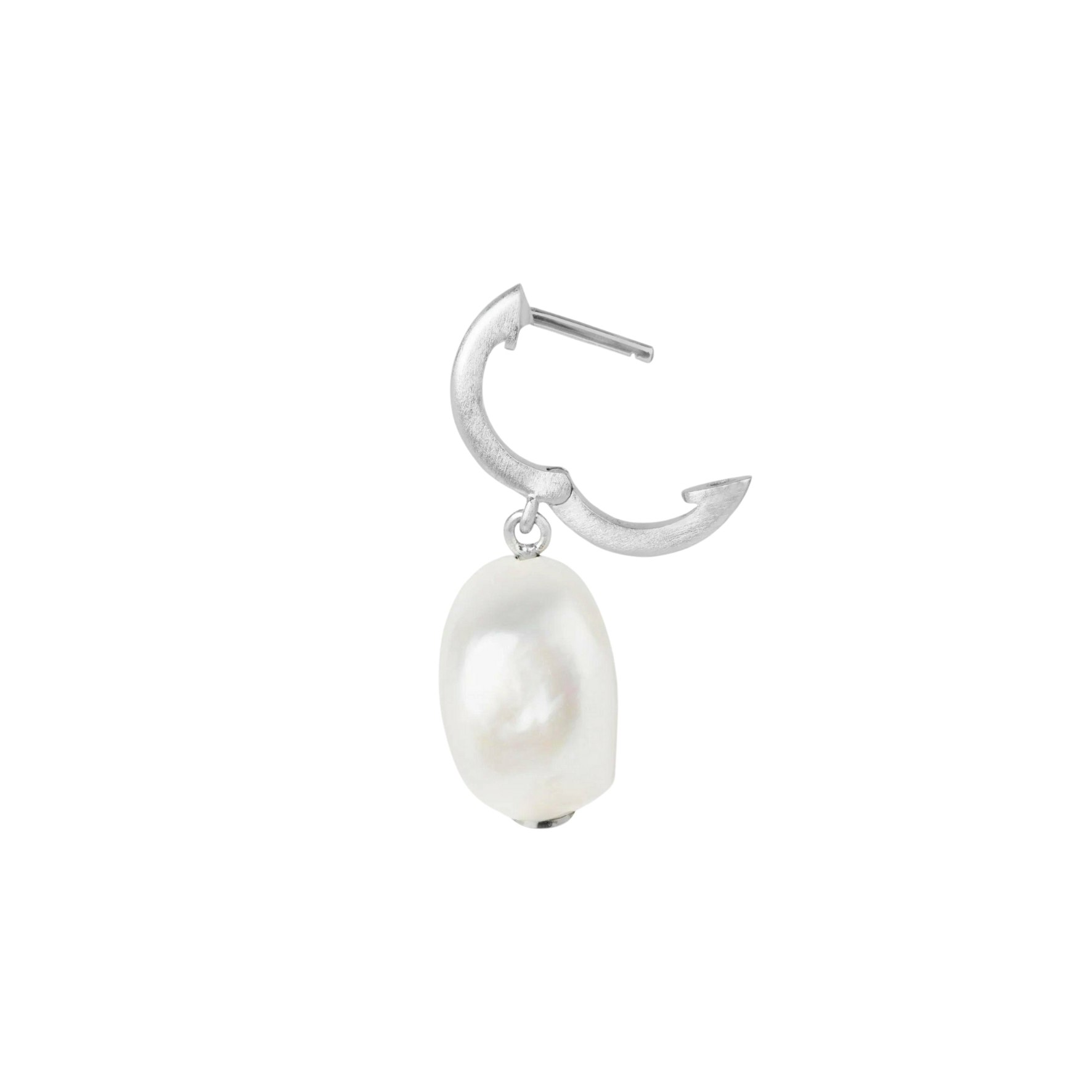 Aura Grande Hoops från byBiehl i Förgyllt-Silver Sterling 925