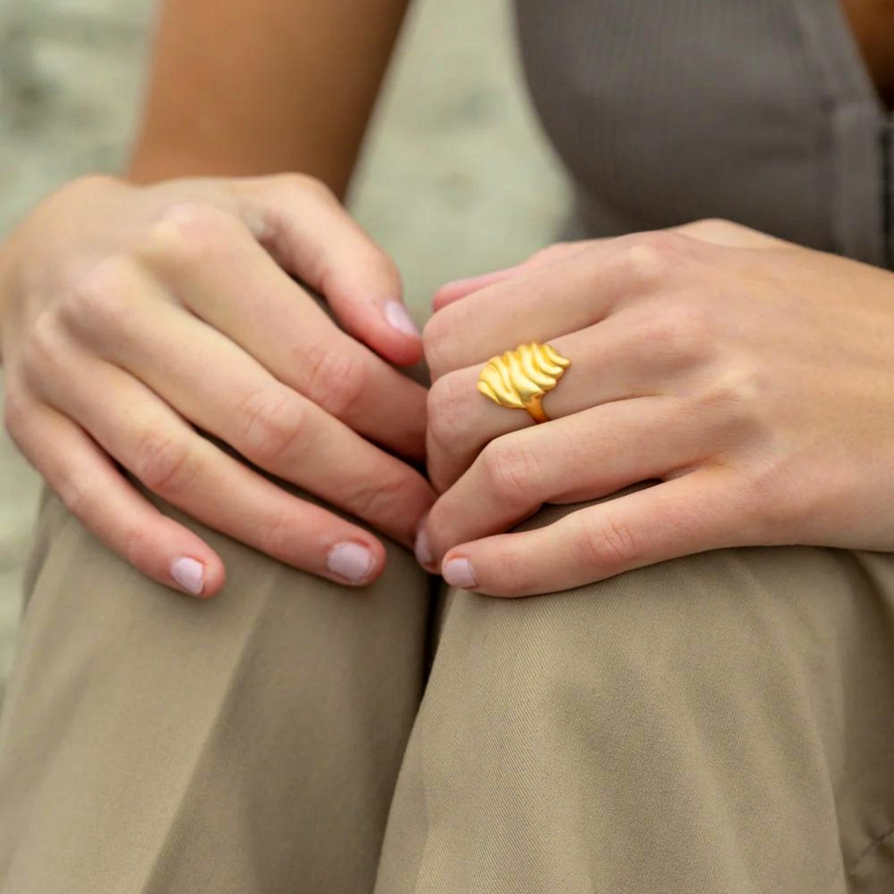 Dunes Ring z byBiehl v Stříbro Sterling 925