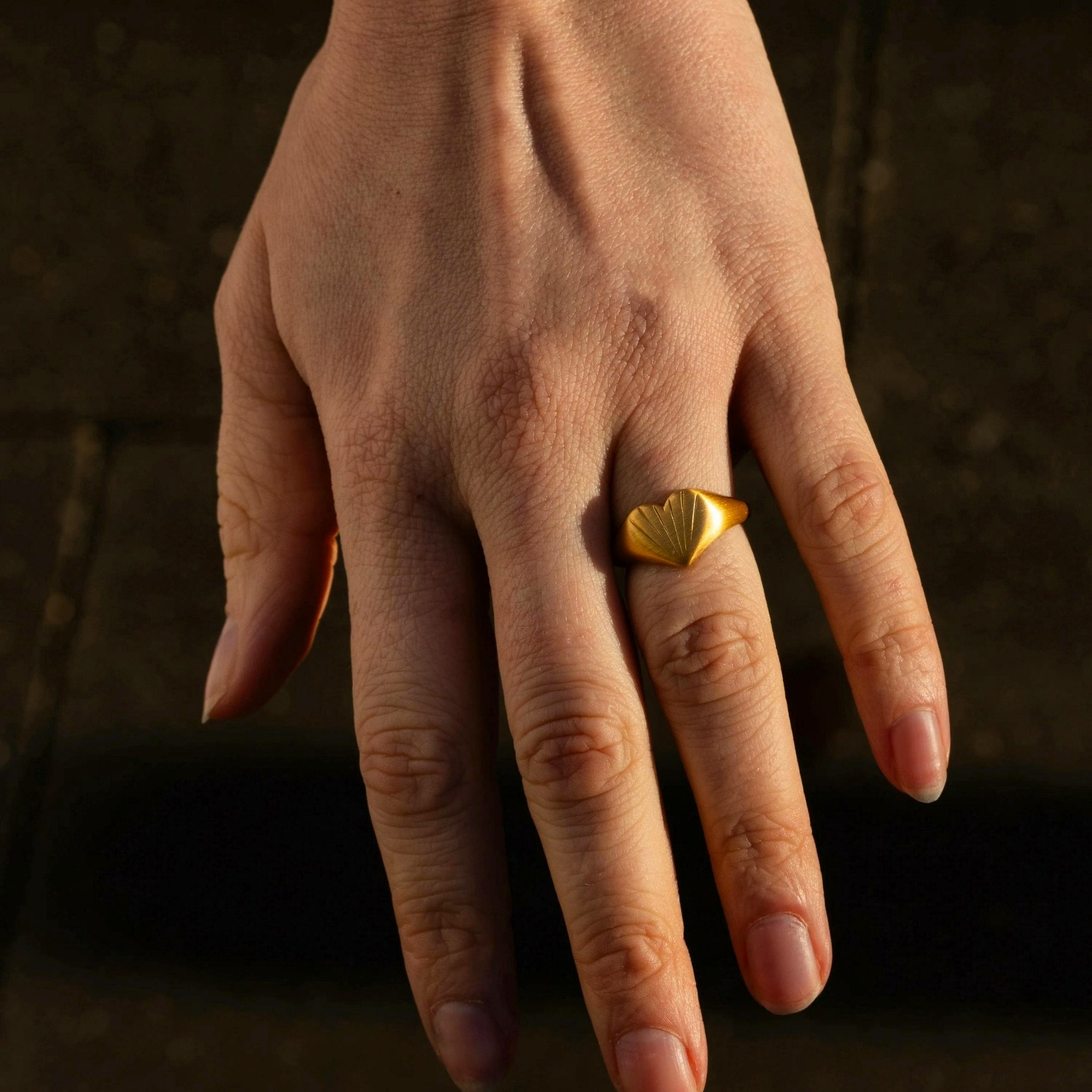 Just Love Ring from byBiehl in Goldplated Silver Sterling 925