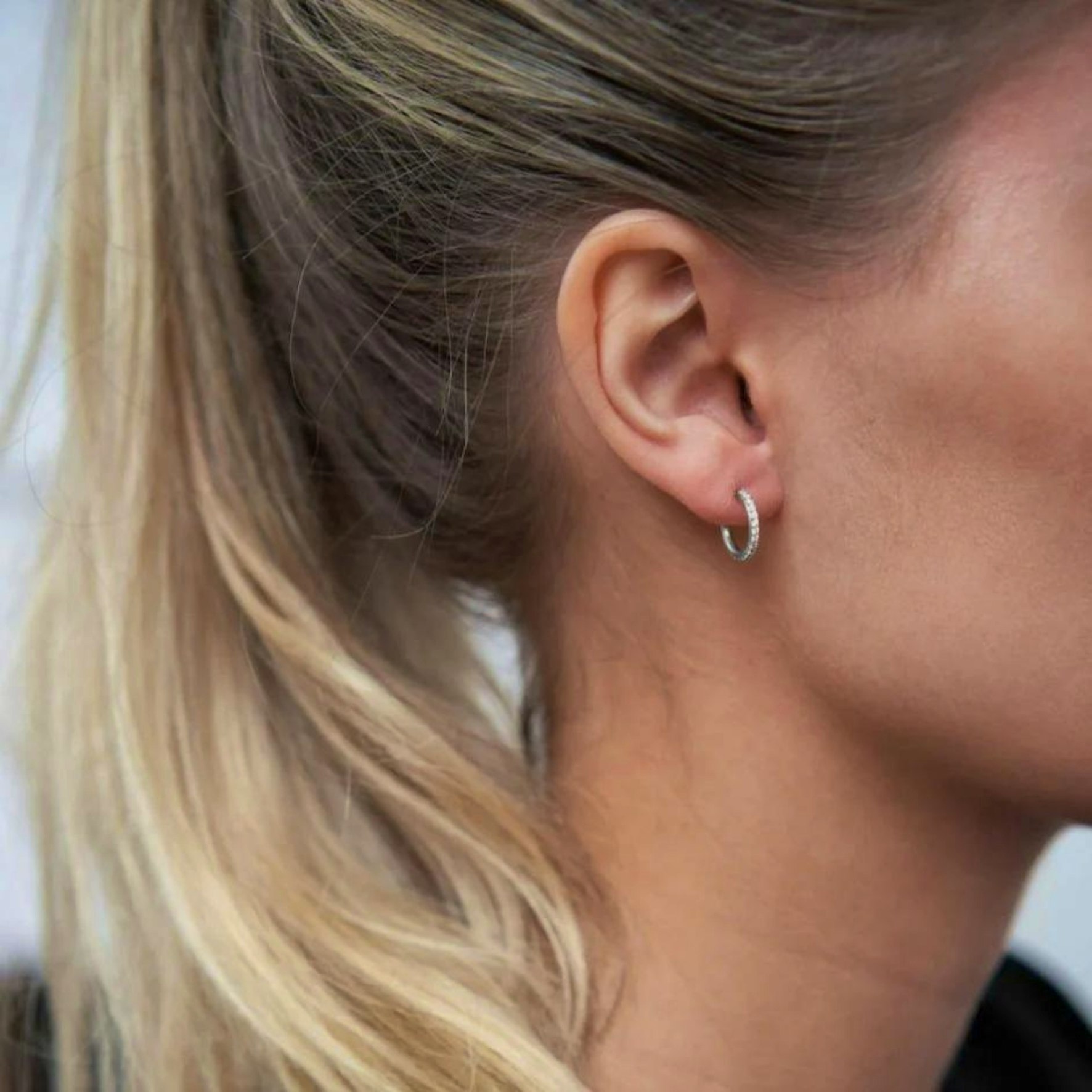 Sparkle Hoops Miniature von byBiehl in Vergoldet-Silber Sterling 925
