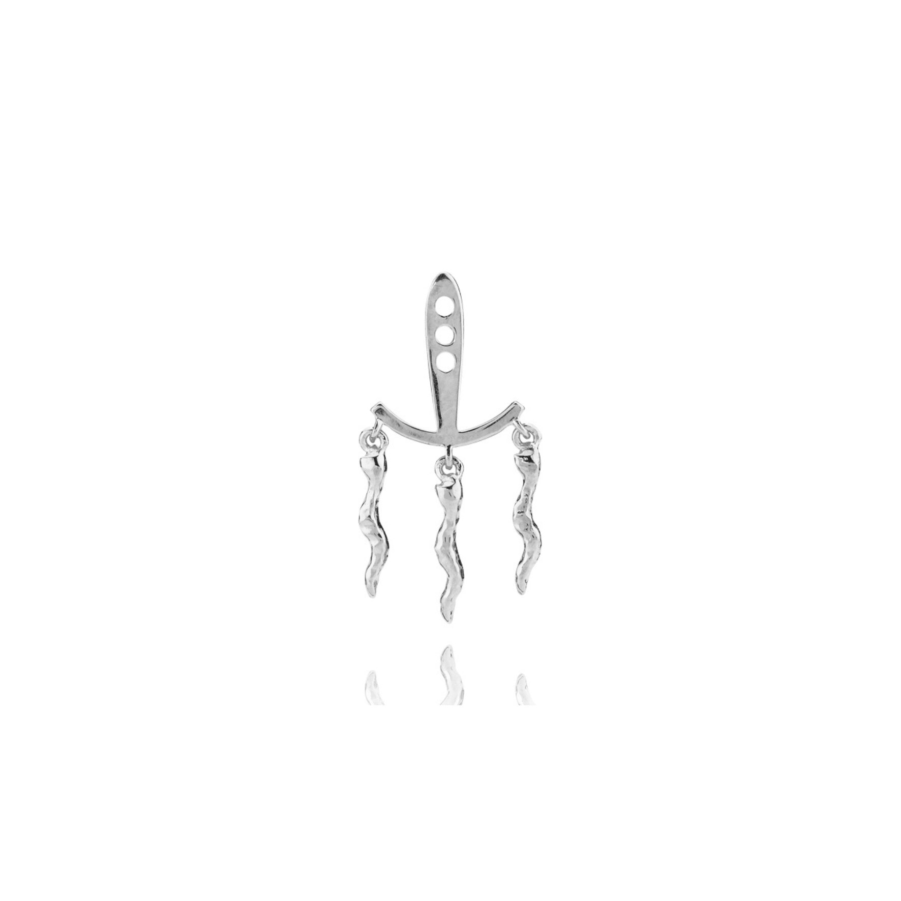 Rosa Behind Ear Earrings fra Sistie i Sølv Sterling 925
