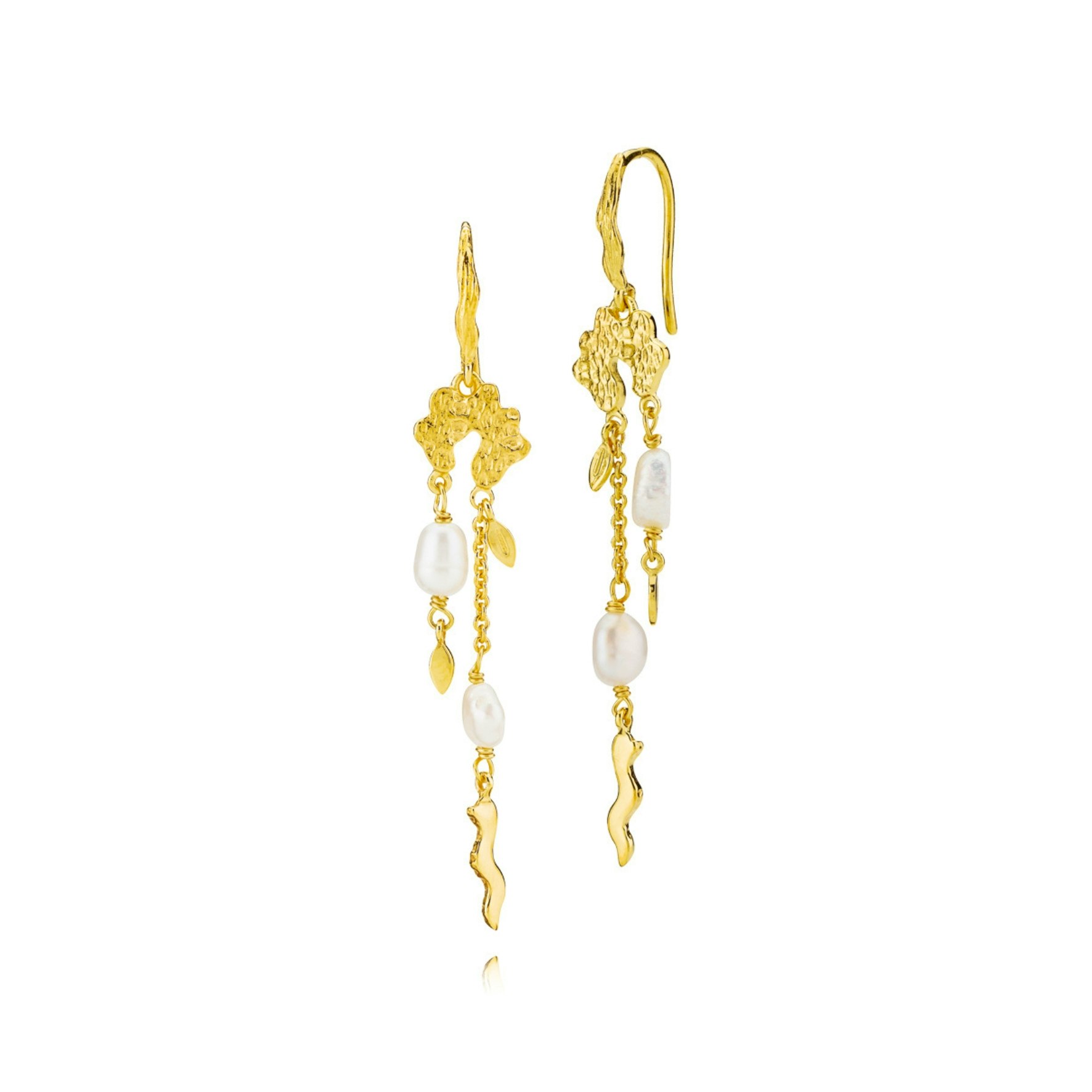 Rosa Earrings fra Sistie i Forgylt-Sølv Sterling 925