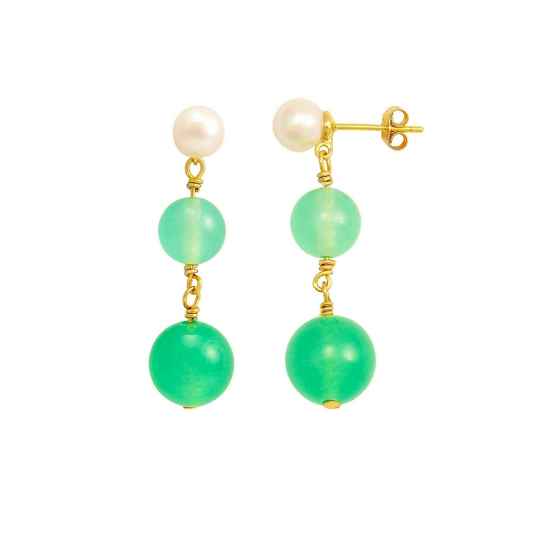 Mia Earrings fra Hultquist Copenhagen i Forgylt-Sølv Sterling 925
