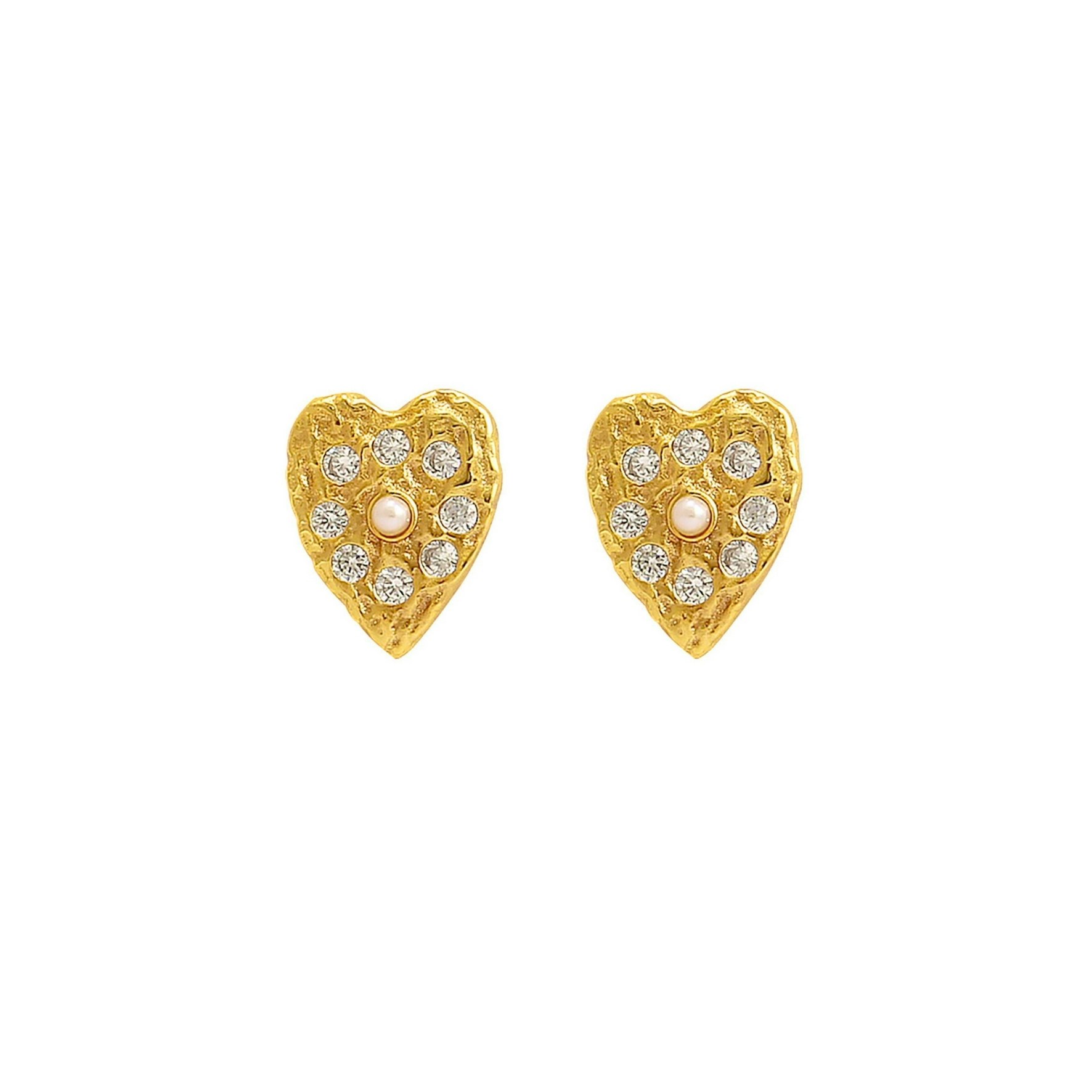 Lucia Earrings fra Hultquist Copenhagen i Forgylt-Sølv Sterling 925