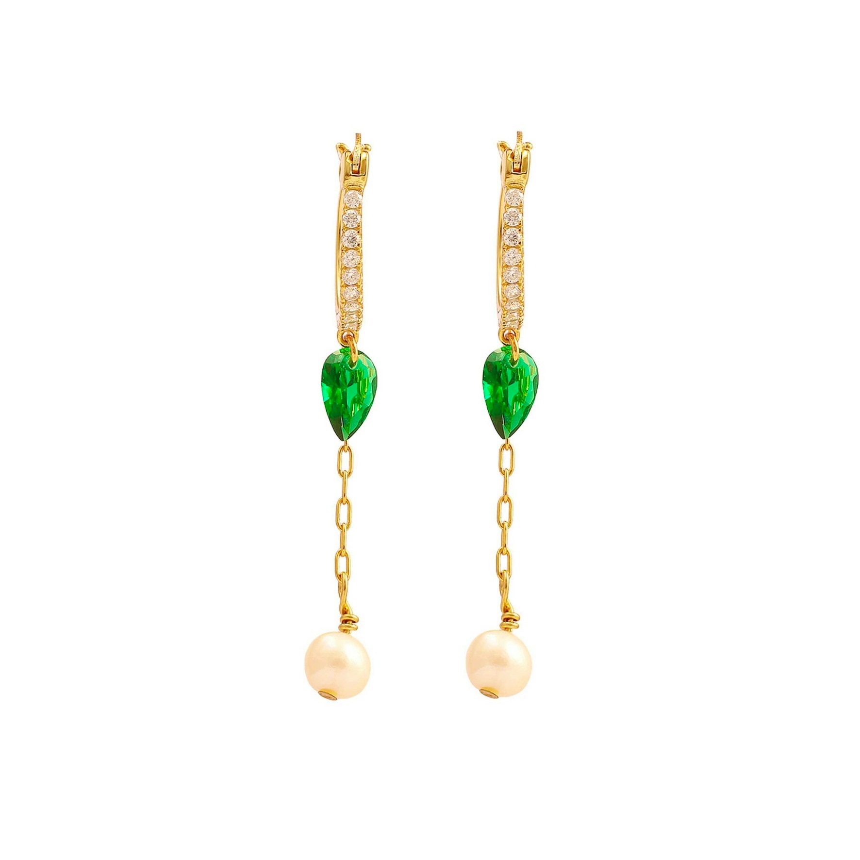 Remi Earrings fra Hultquist Copenhagen i Forgylt-Sølv Sterling 925