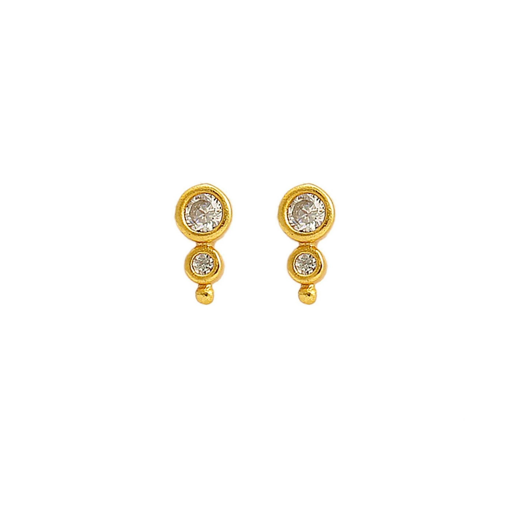Magnolia Earrings fra Hultquist Copenhagen i Forgylt-Sølv Sterling 925