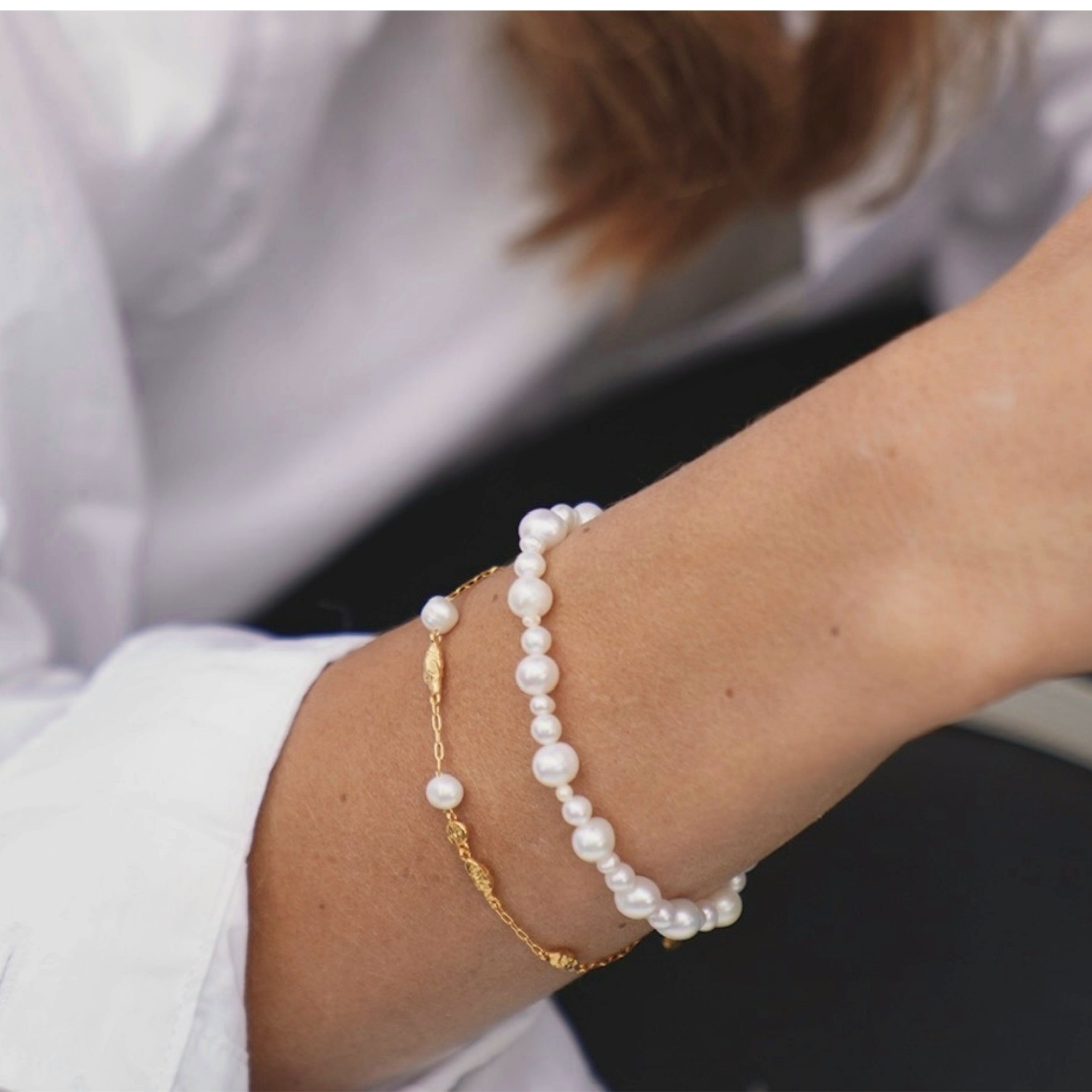 Hazel Bracelet z Hultquist Copenhagen v Pozlacené stříbro sterling 925