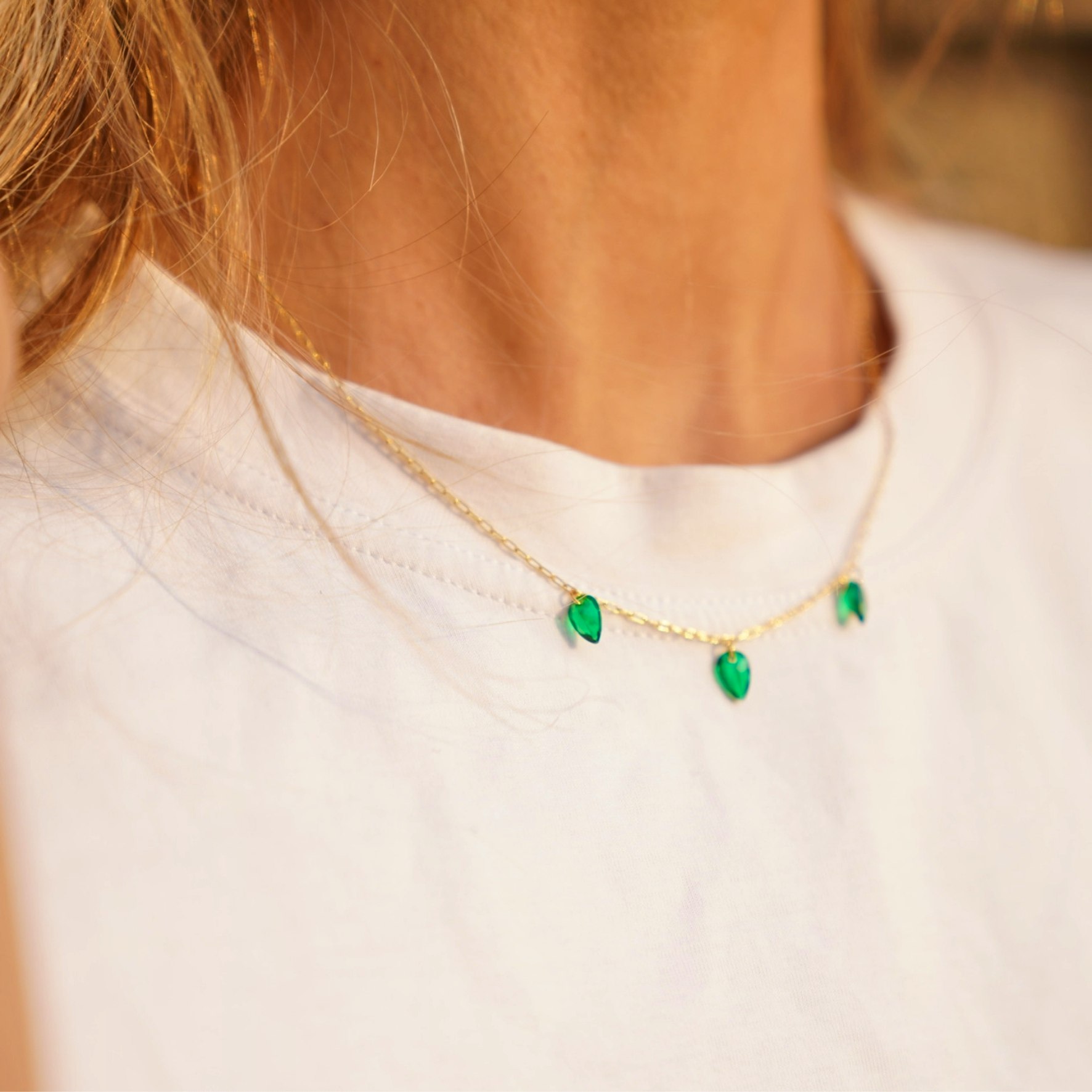 Remi Necklace fra Hultquist Copenhagen i Forgylt-Sølv Sterling 925