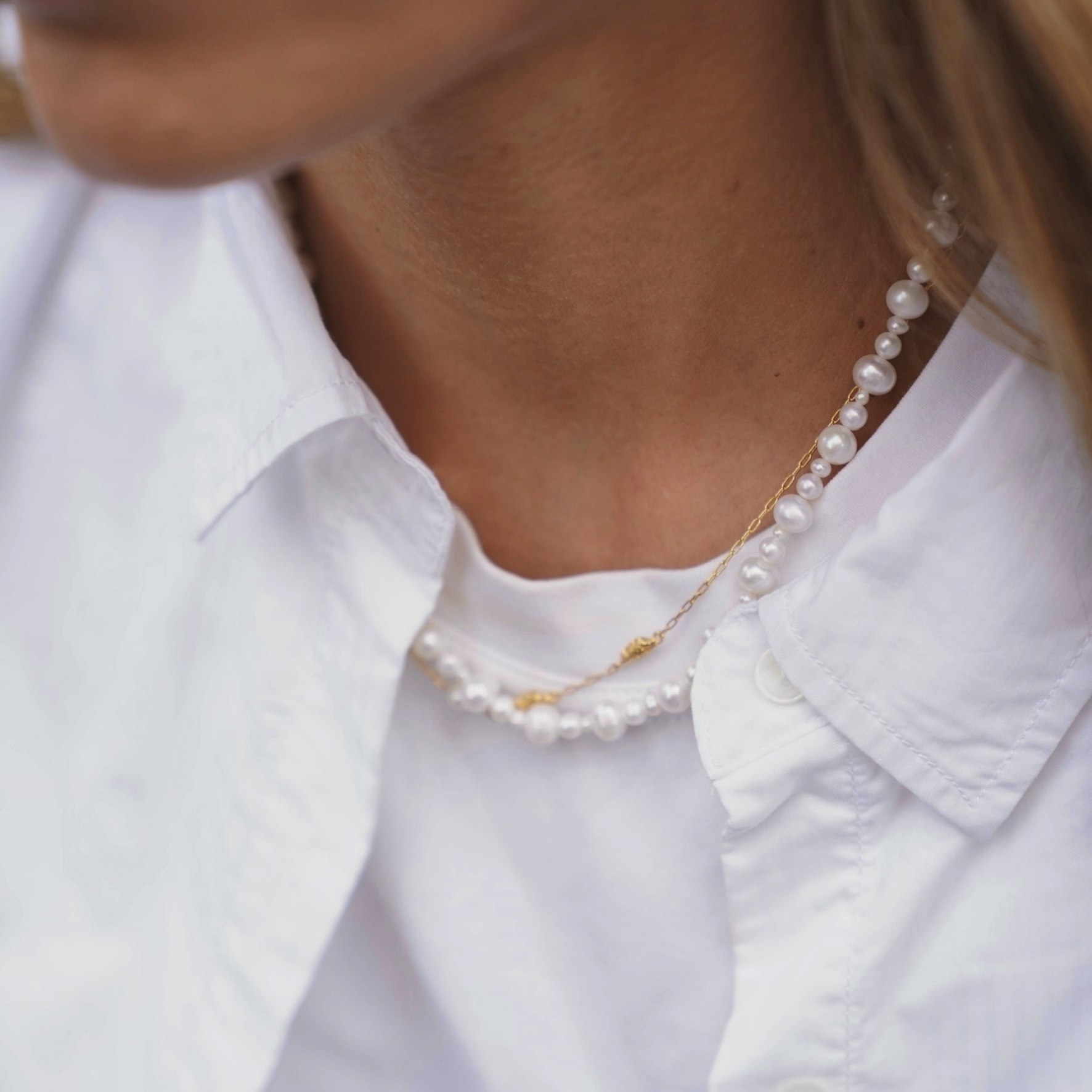 Hazel Necklace z Hultquist Copenhagen v Pozlacené stříbro sterling 925