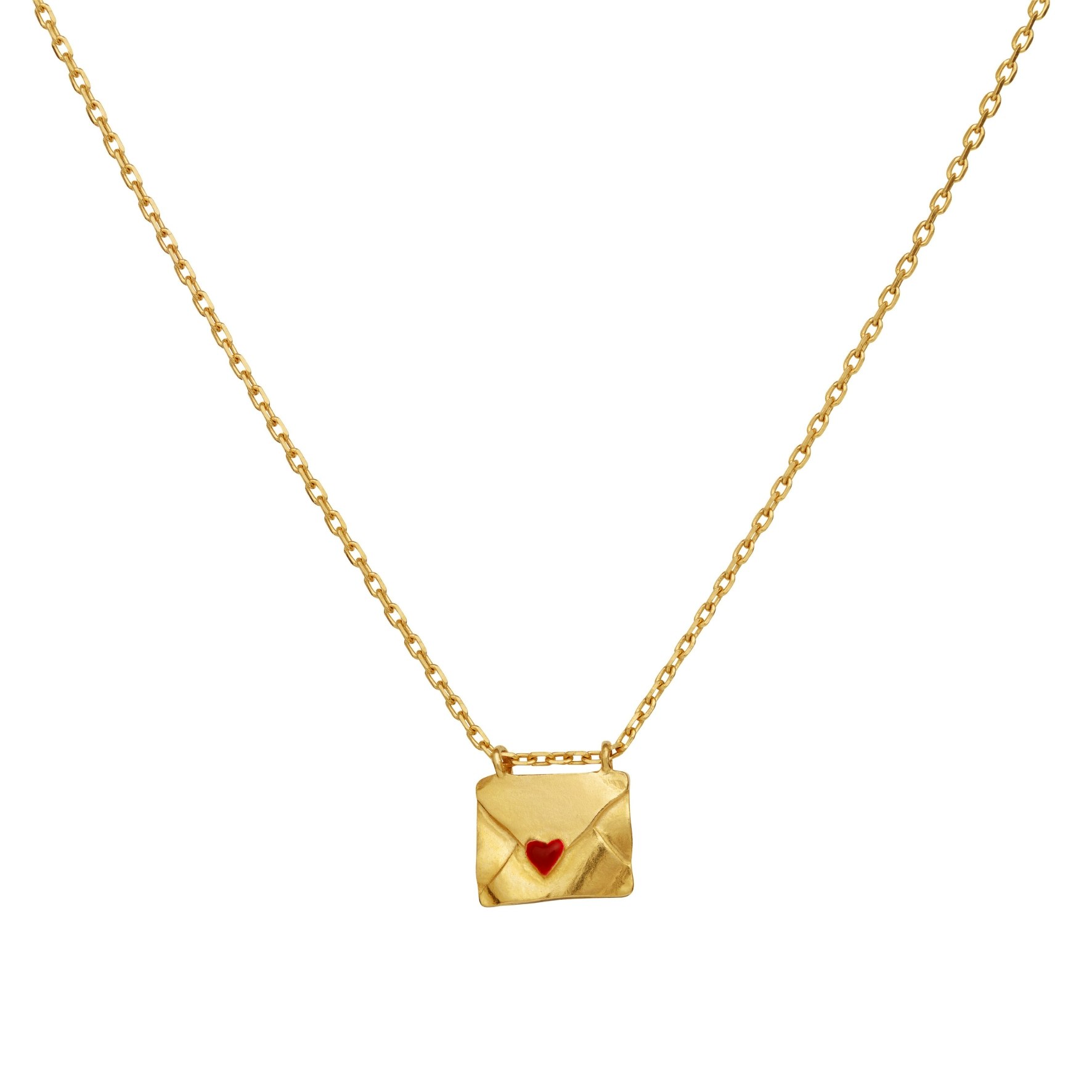 With Love Necklace fra Maanesten i Forgylt-Sølv Sterling 925