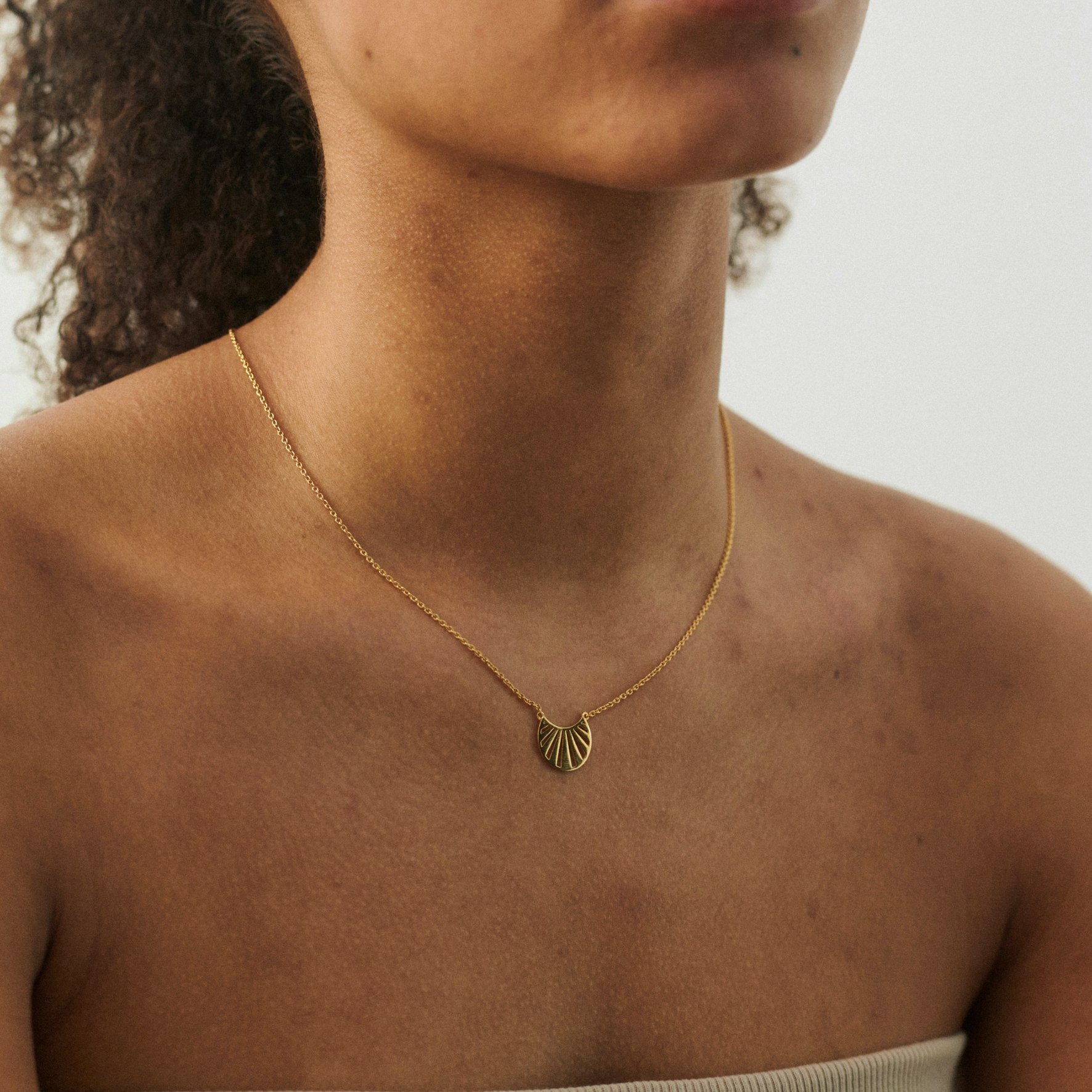 Misty Light Necklace fra Pernille Corydon i Forgyldt-Sølv Sterling 925