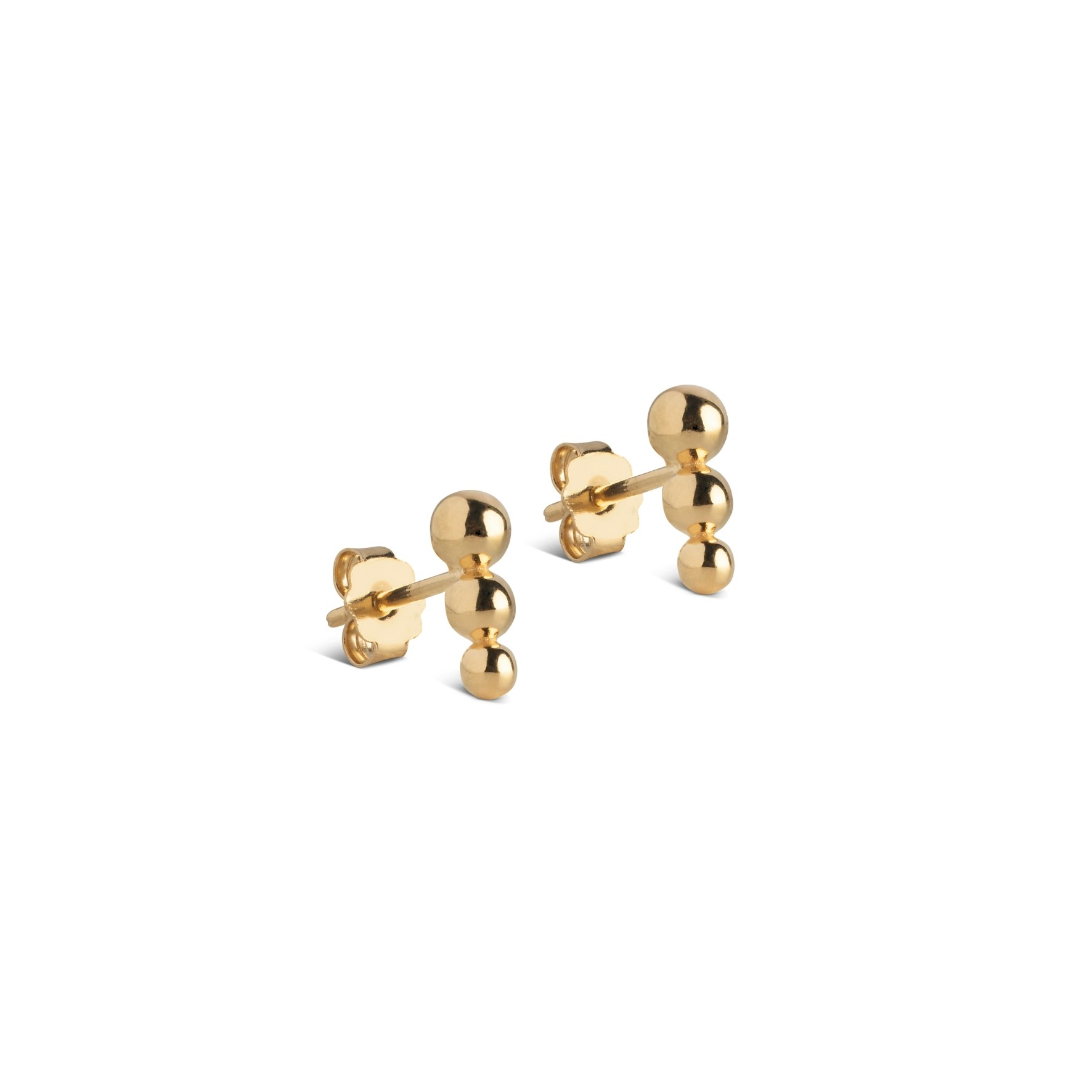 Trinty Studs fra Enamel Copenhagen i Forgylt-Sølv Sterling 925