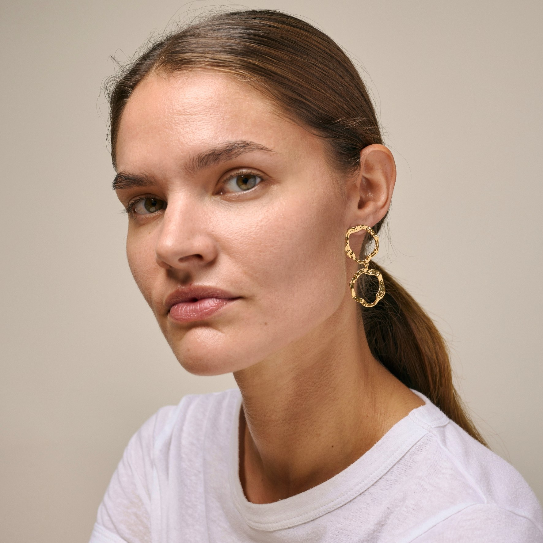 Miriam Earrings fra Enamel Copenhagen i Forgyldt-Sølv Sterling 925