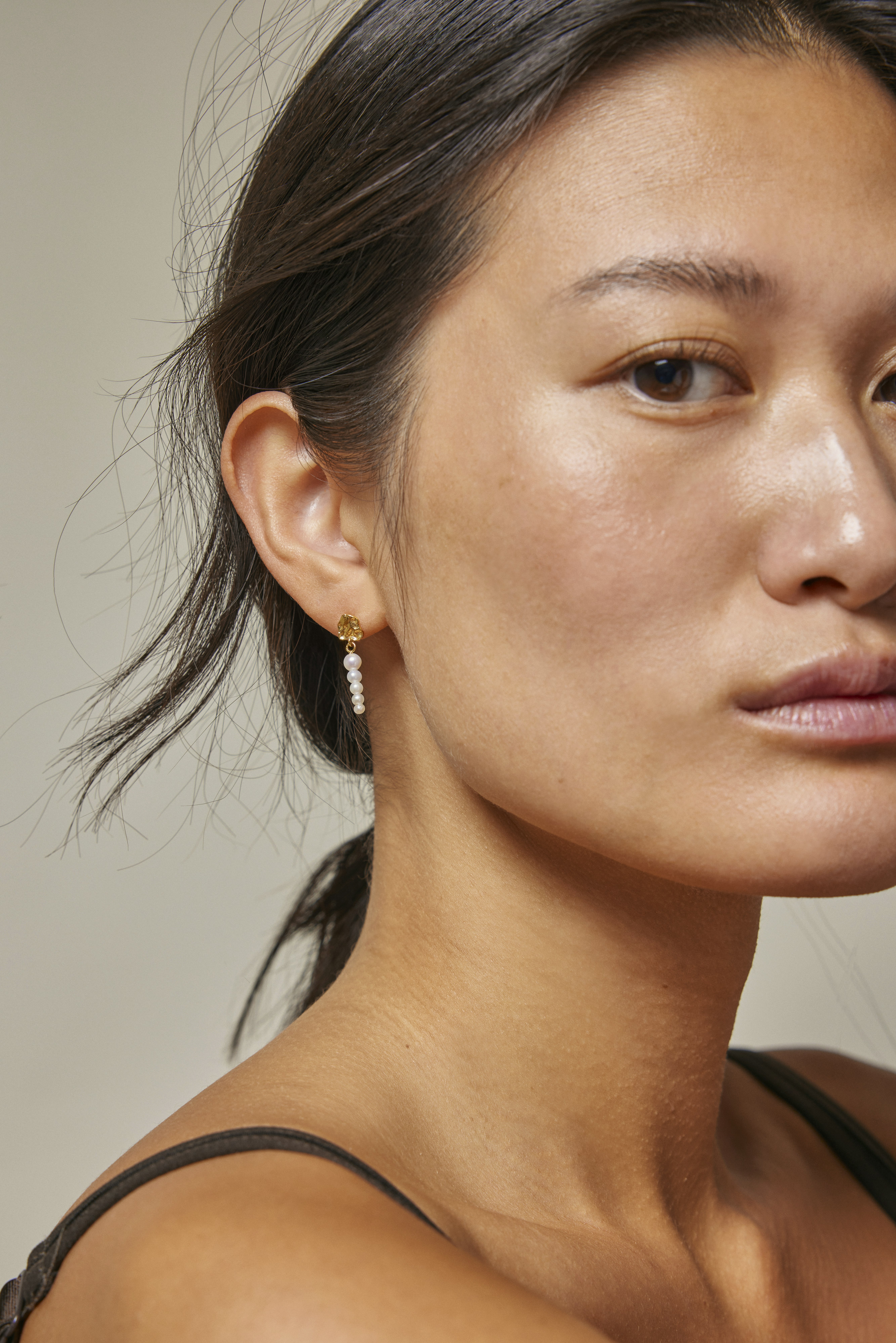 Malaika Earrings von Enamel Copenhagen in Vergoldet-Silber Sterling 925