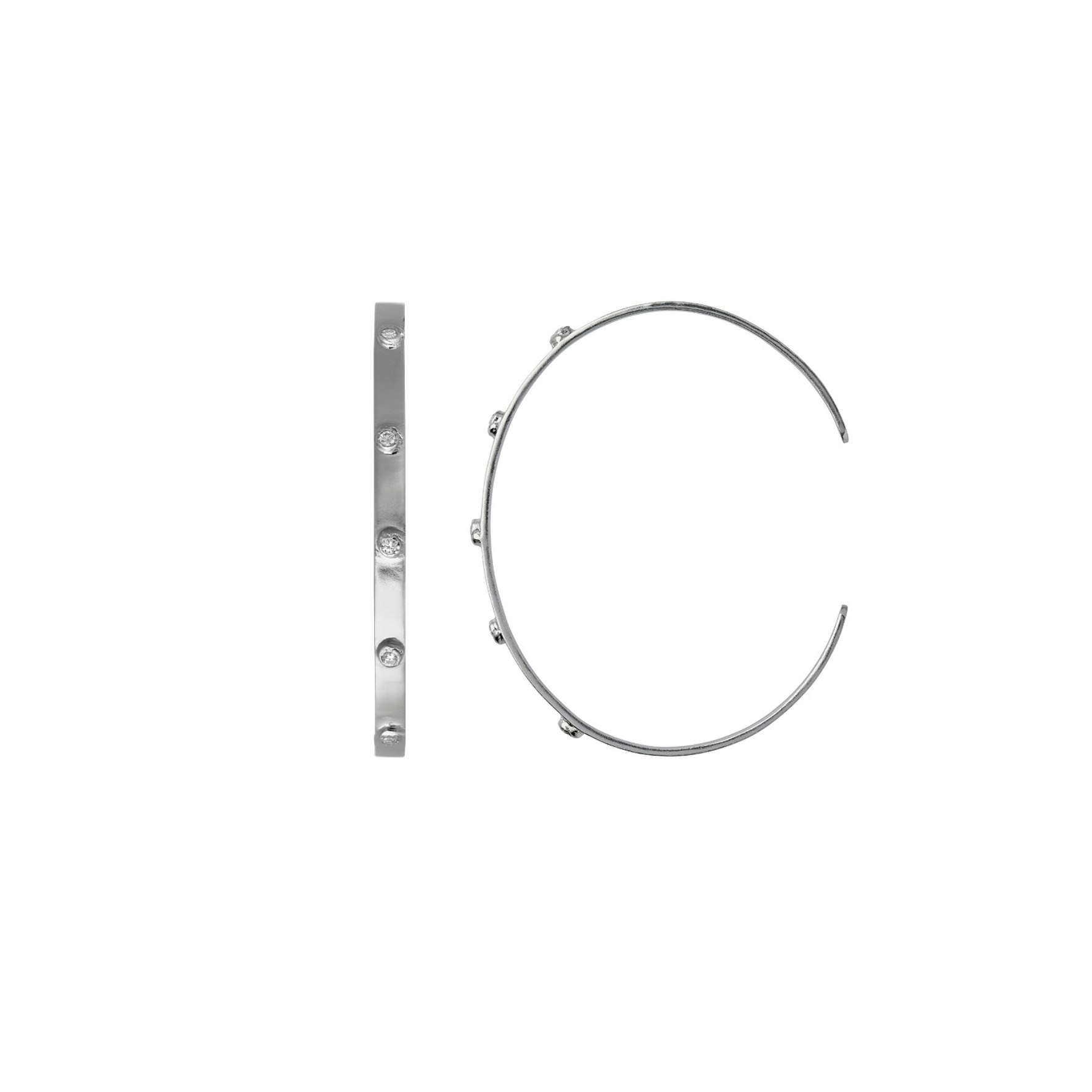Bangle with Five Flow Stones