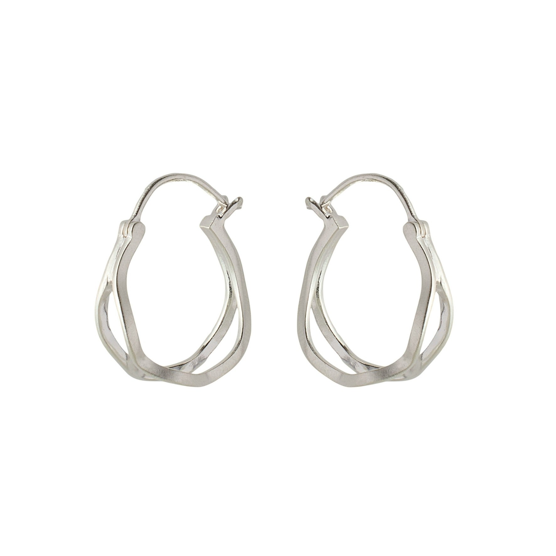 Stream Hoops från Pernille Corydon i Silver Sterling 925