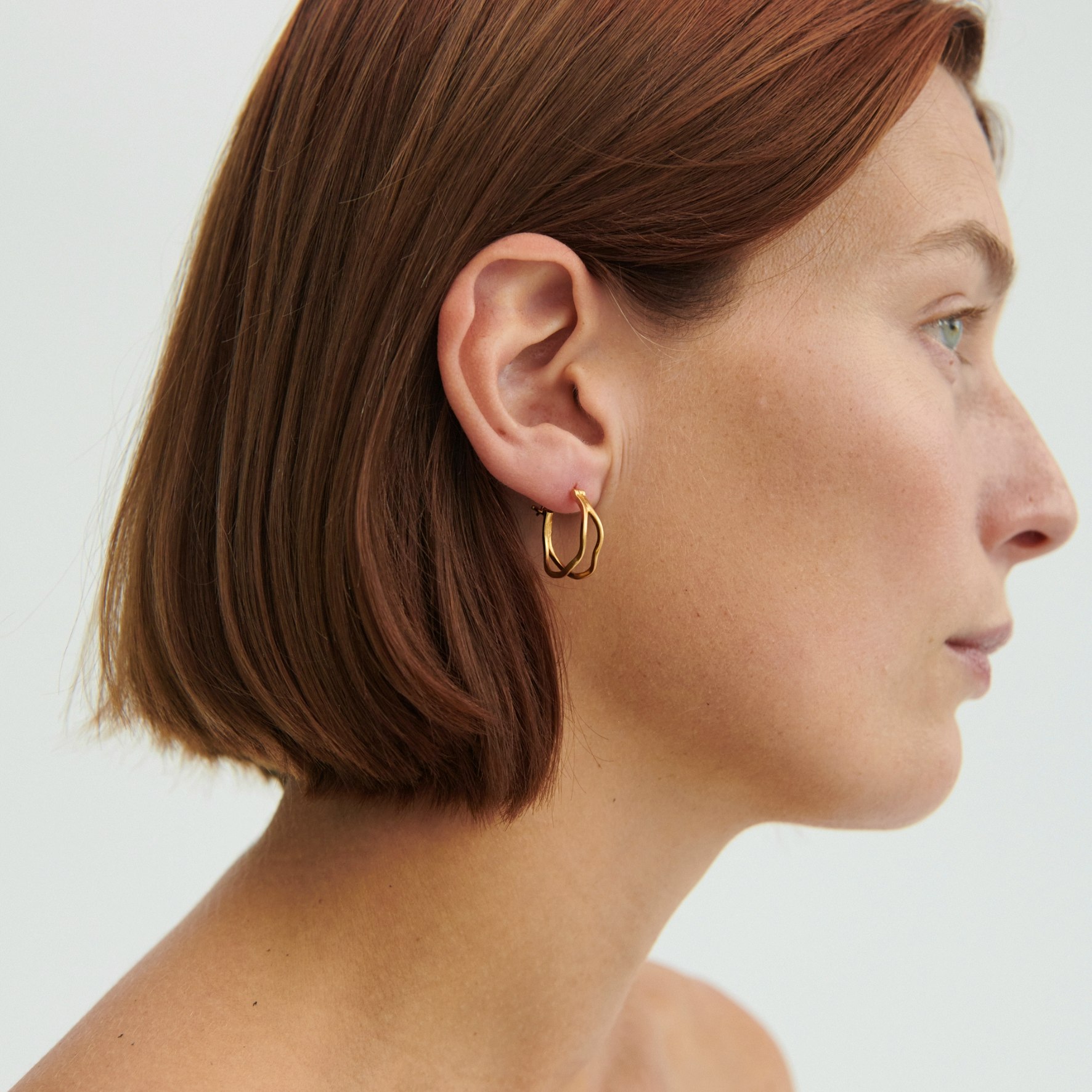 Stream Hoops från Pernille Corydon i Silver Sterling 925