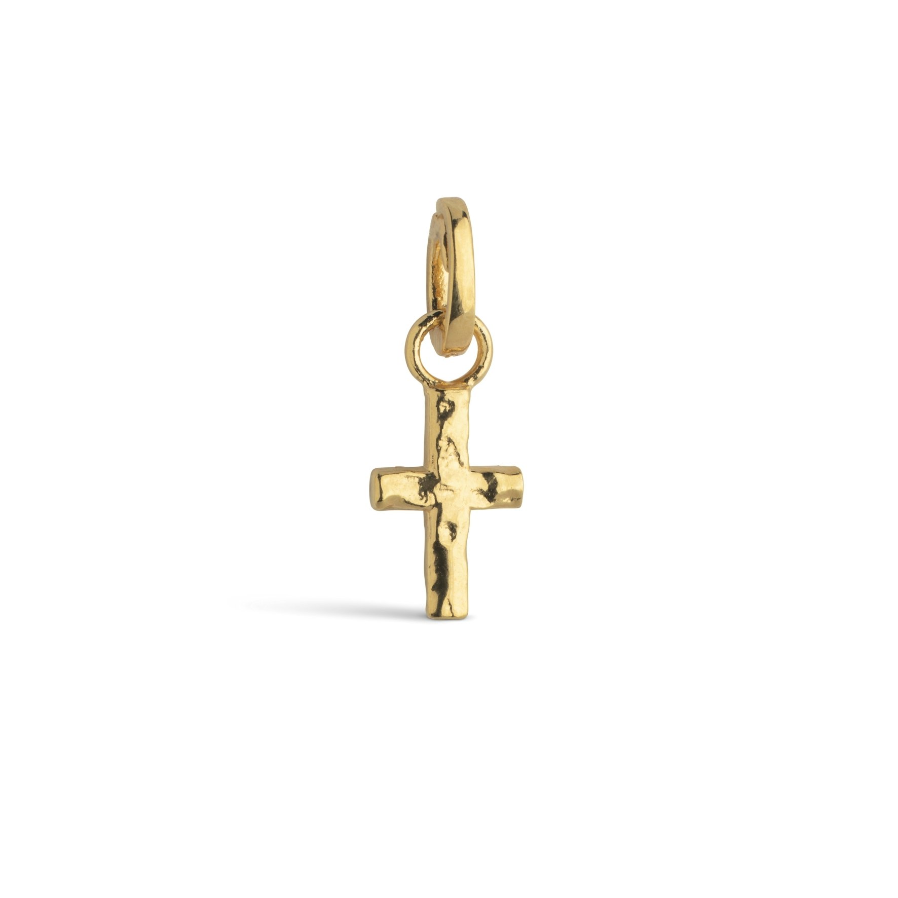Golden Cross Charm z Enamel Copenhagen v Pozlacené stříbro sterling 925