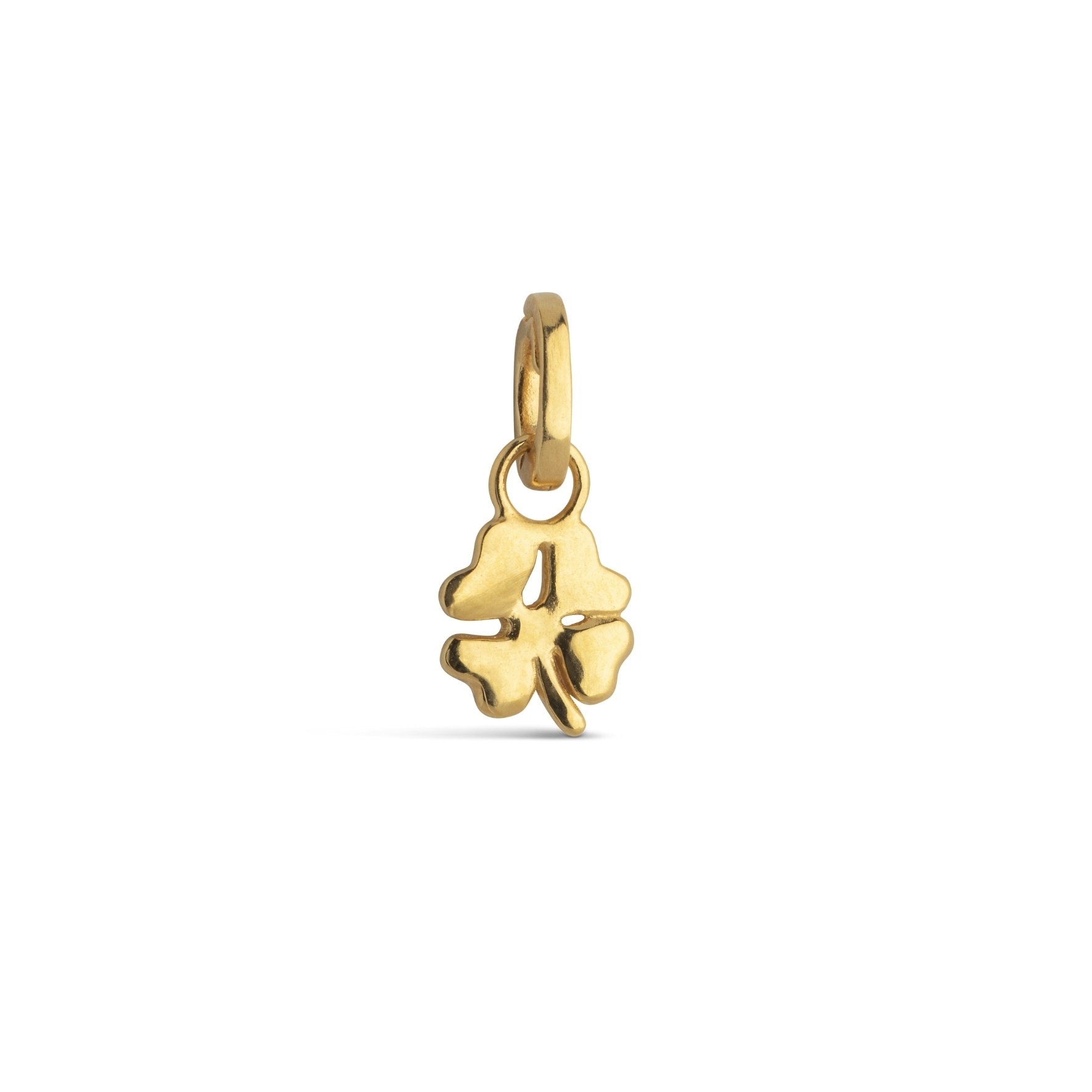 Organic Clover Charm z Enamel Copenhagen v Pozlacené stříbro sterling 925