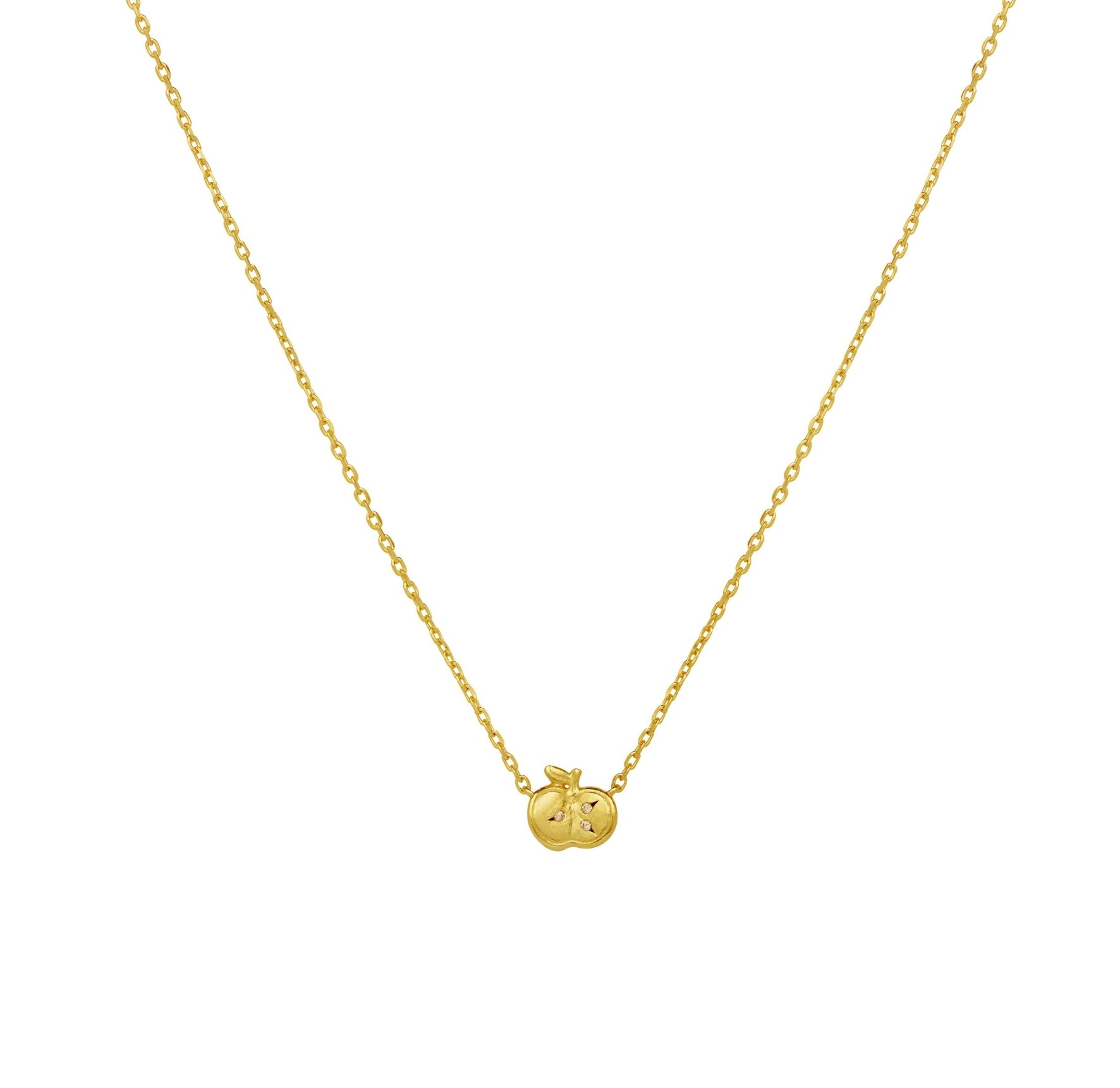 Pamela Necklace fra Maanesten i Forgylt-Sølv Sterling 925