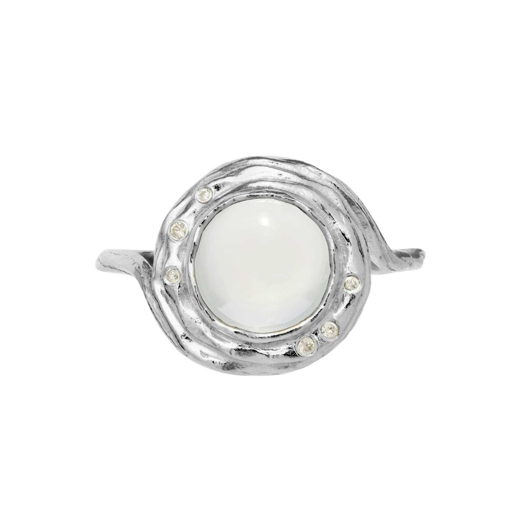 Zahra Ring fra Maanesten i Sølv Sterling 925